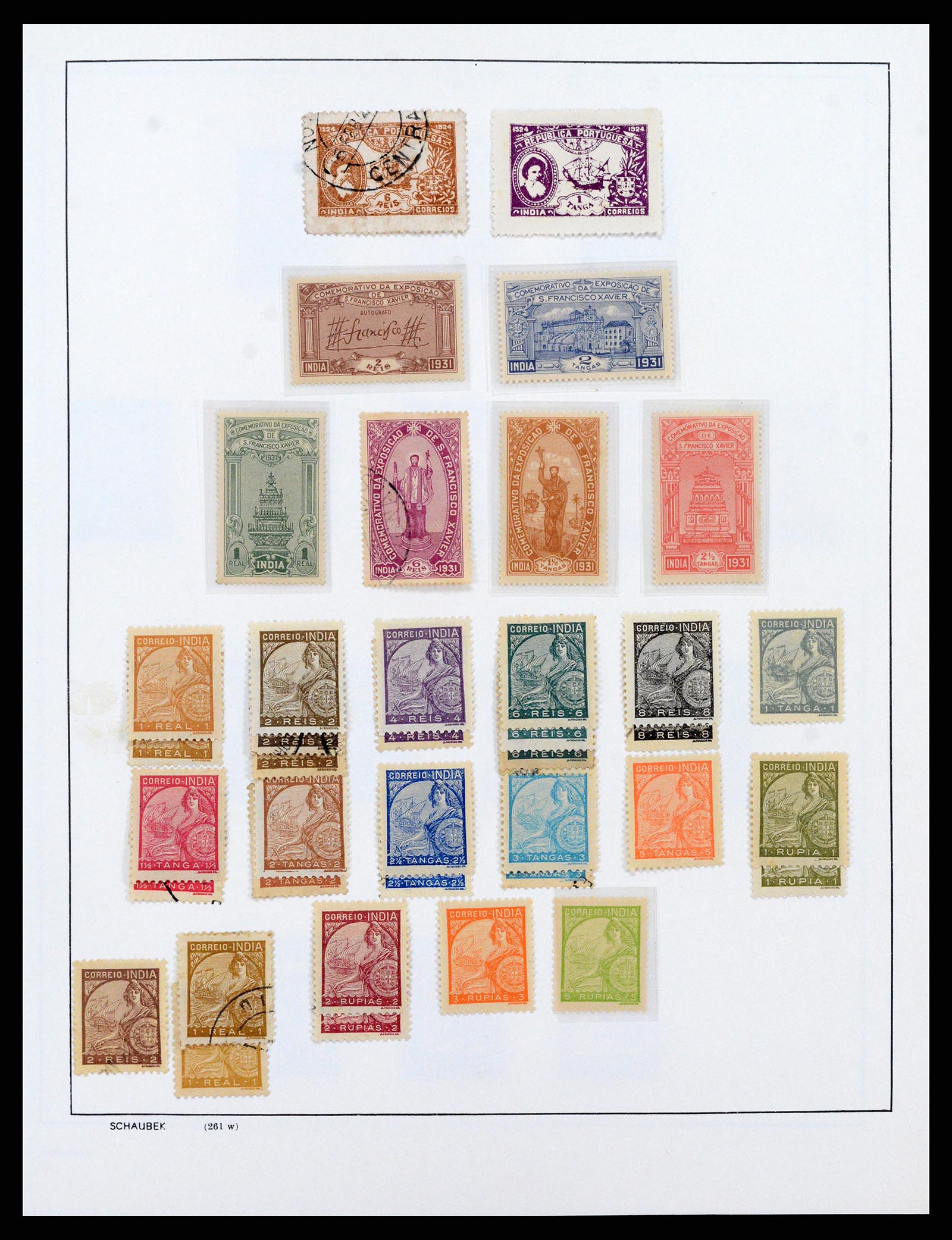37924 019 - Postzegelverzameling 37924 Portugese koloniën 1871-1944.