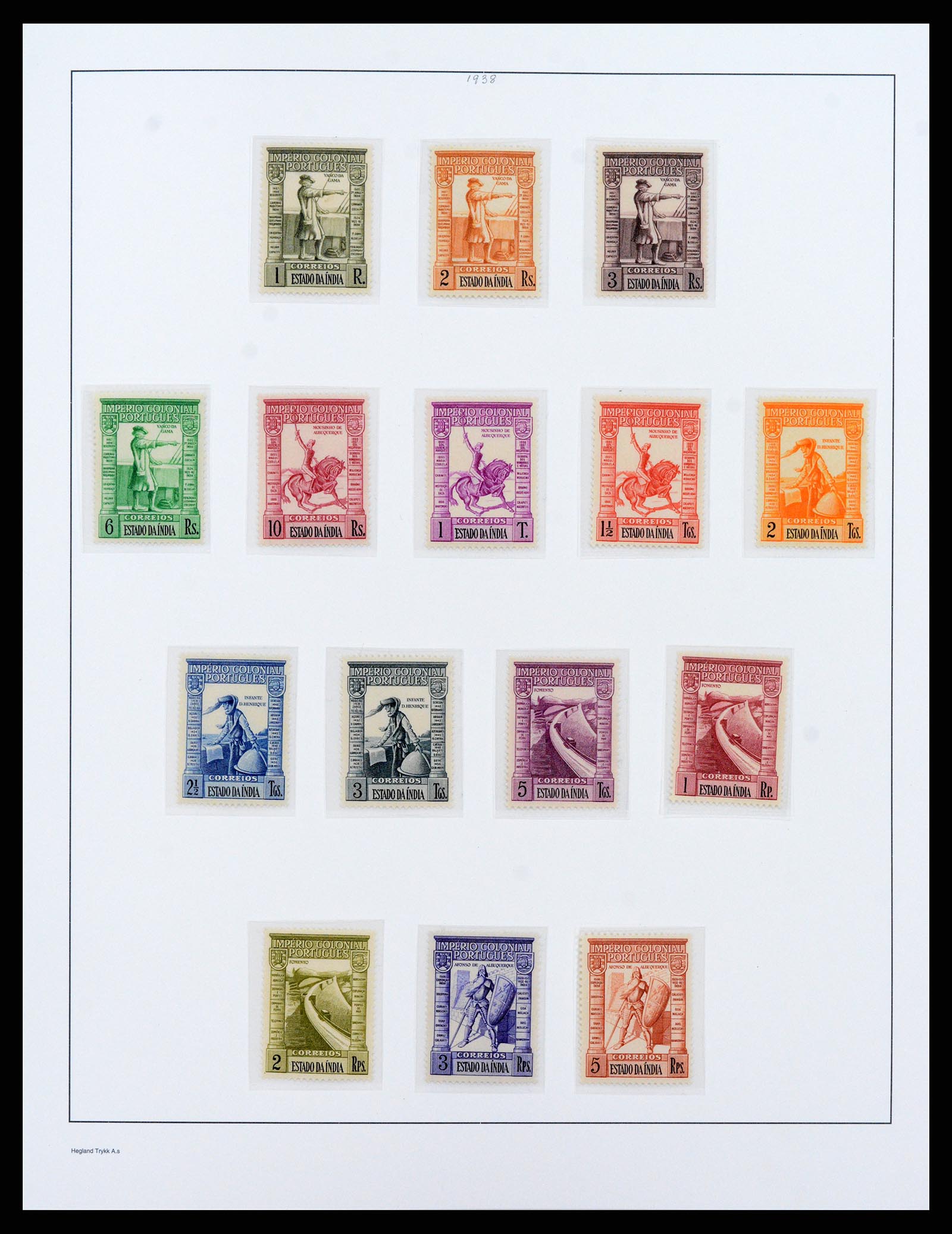 37924 020 - Postzegelverzameling 37924 Portugese koloniën 1871-1944.