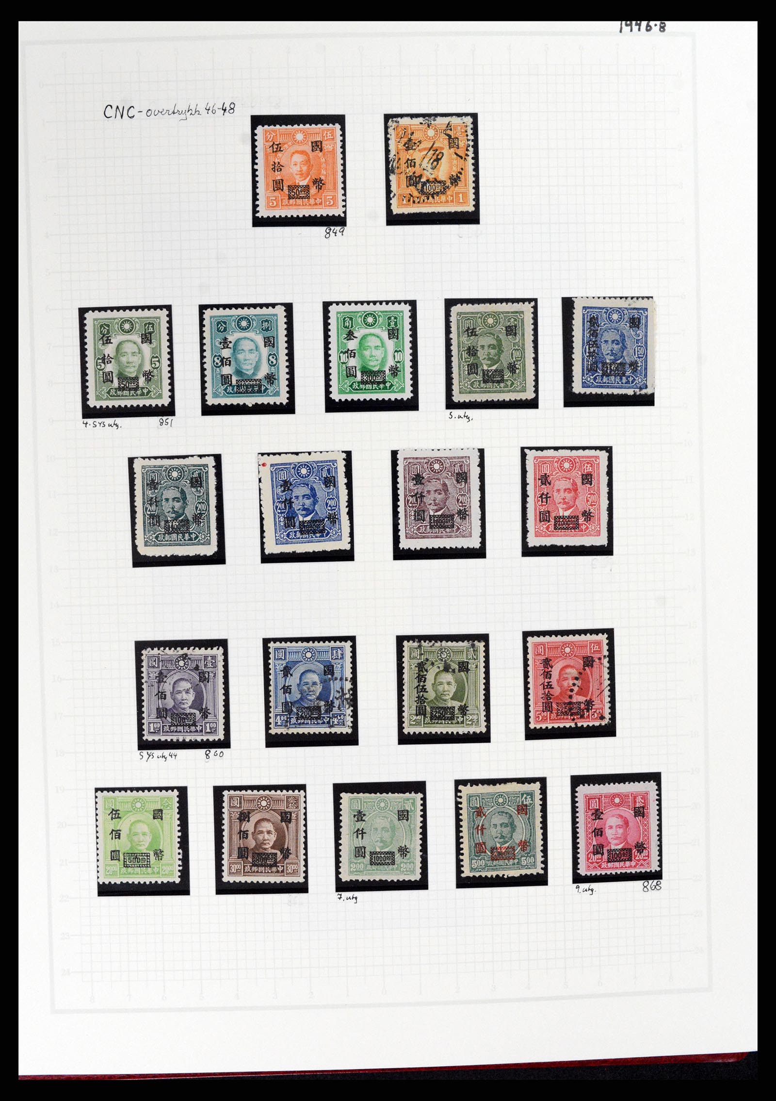 37925 056 - Stamp Collection 37925 China 1878-1949.