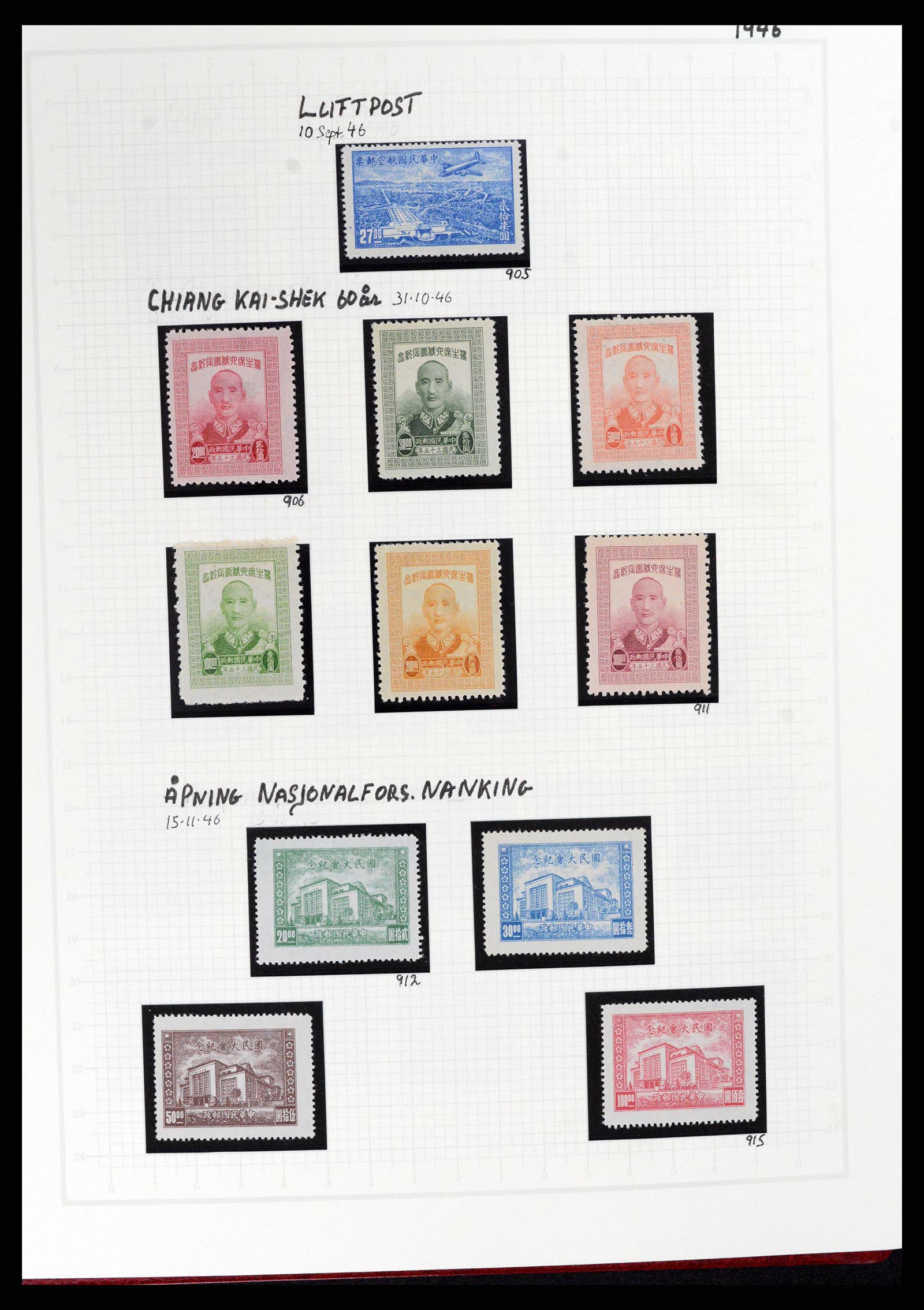 37925 059 - Stamp Collection 37925 China 1878-1949.