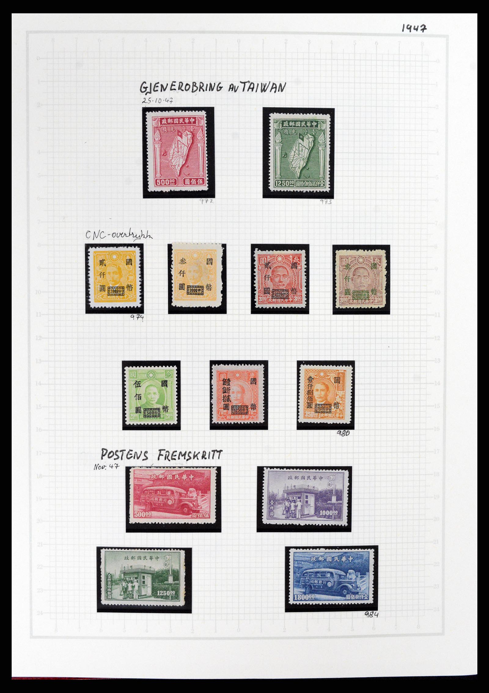 37925 064 - Stamp Collection 37925 China 1878-1949.