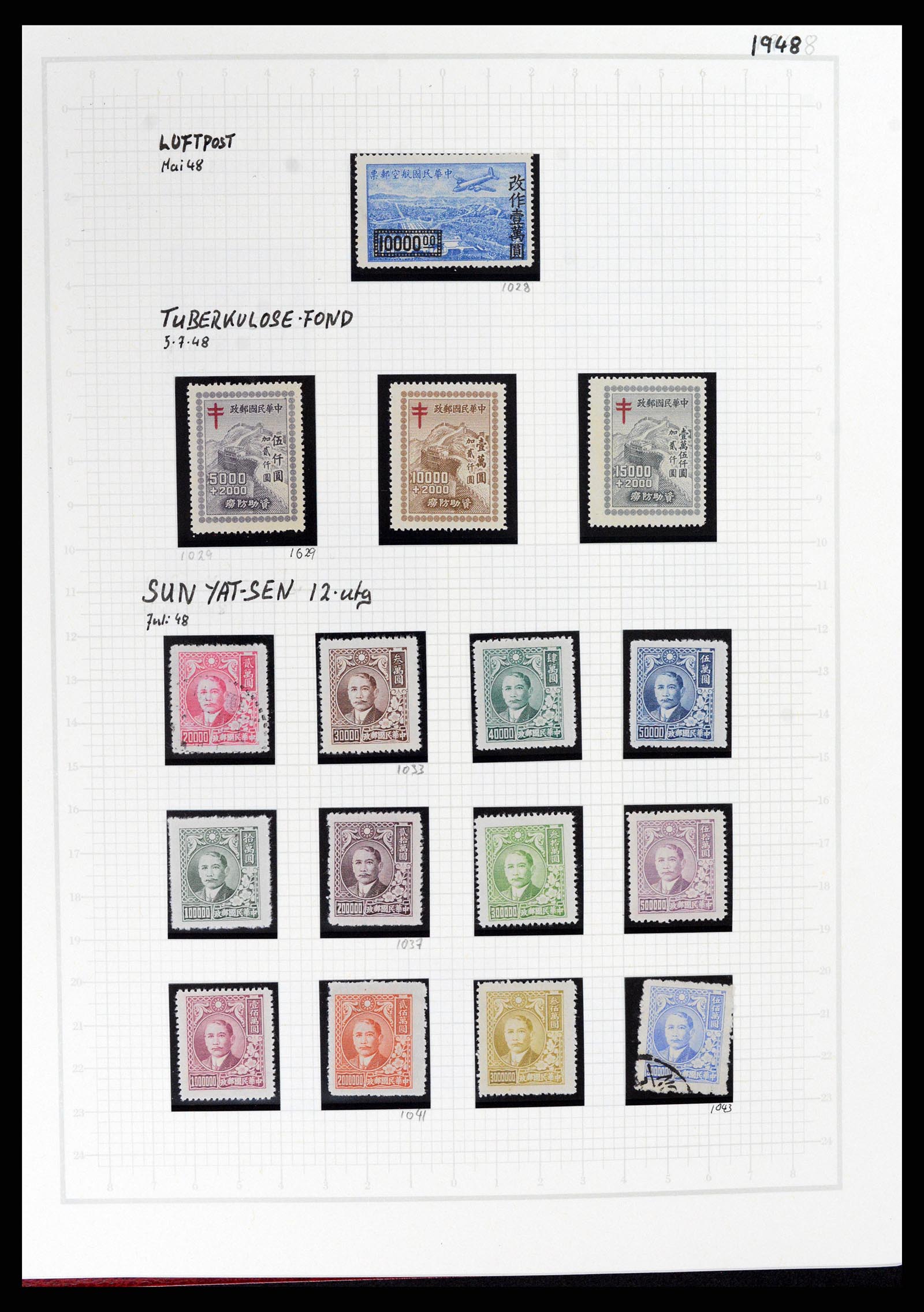 37925 069 - Stamp Collection 37925 China 1878-1949.