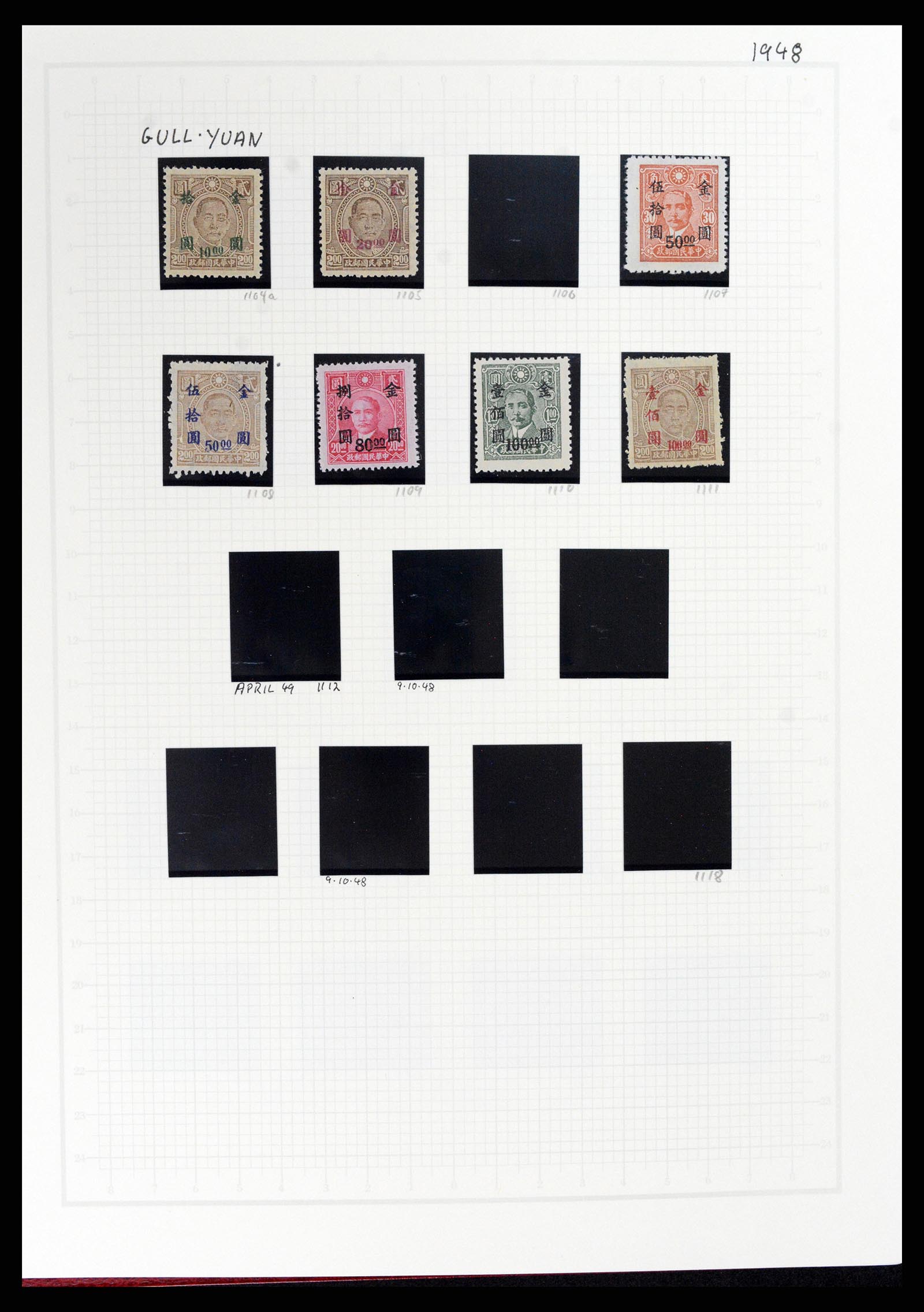 37925 073 - Stamp Collection 37925 China 1878-1949.