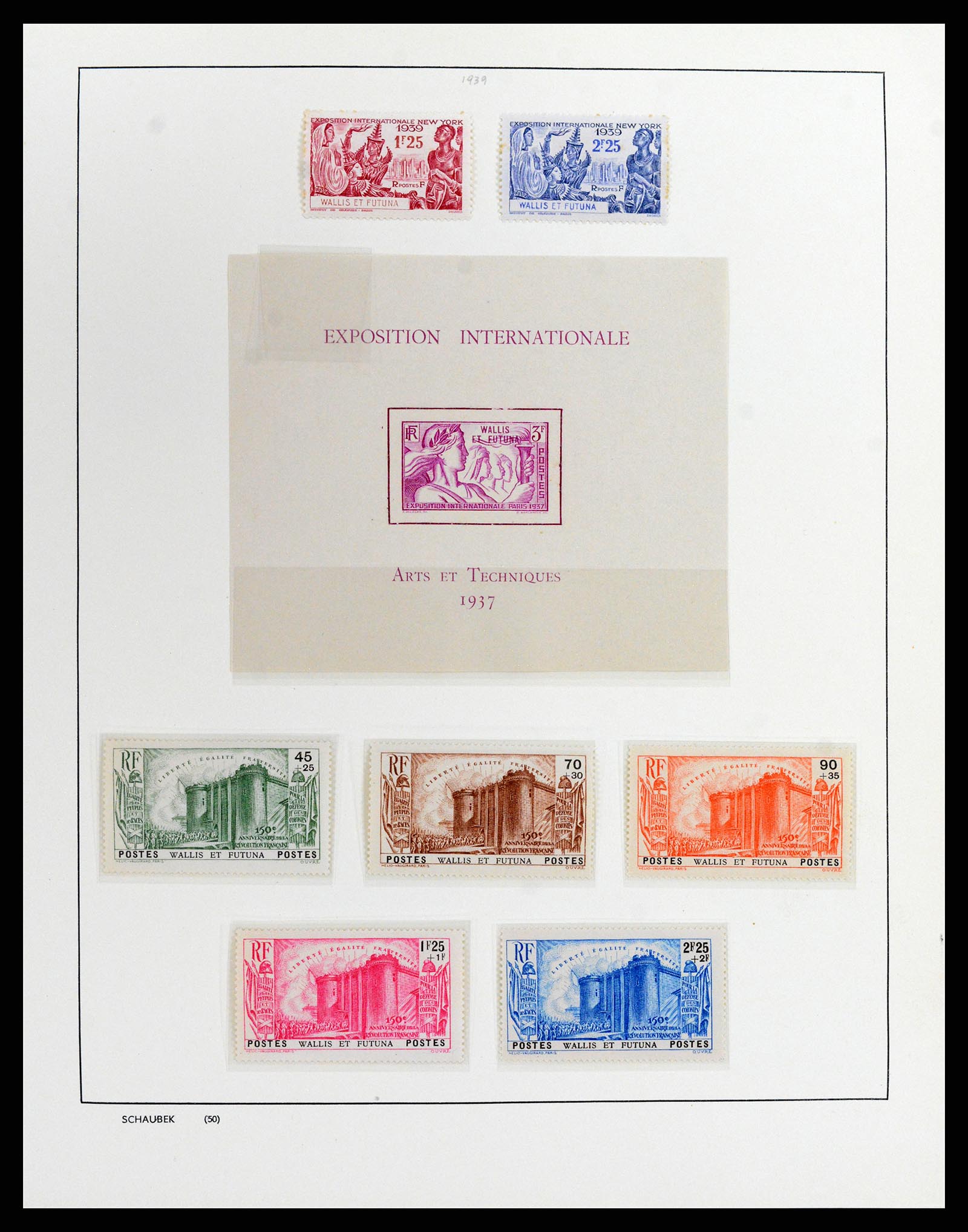 37926 004 - Postzegelverzameling 37926 Wallis et Futuna 1922-2001.