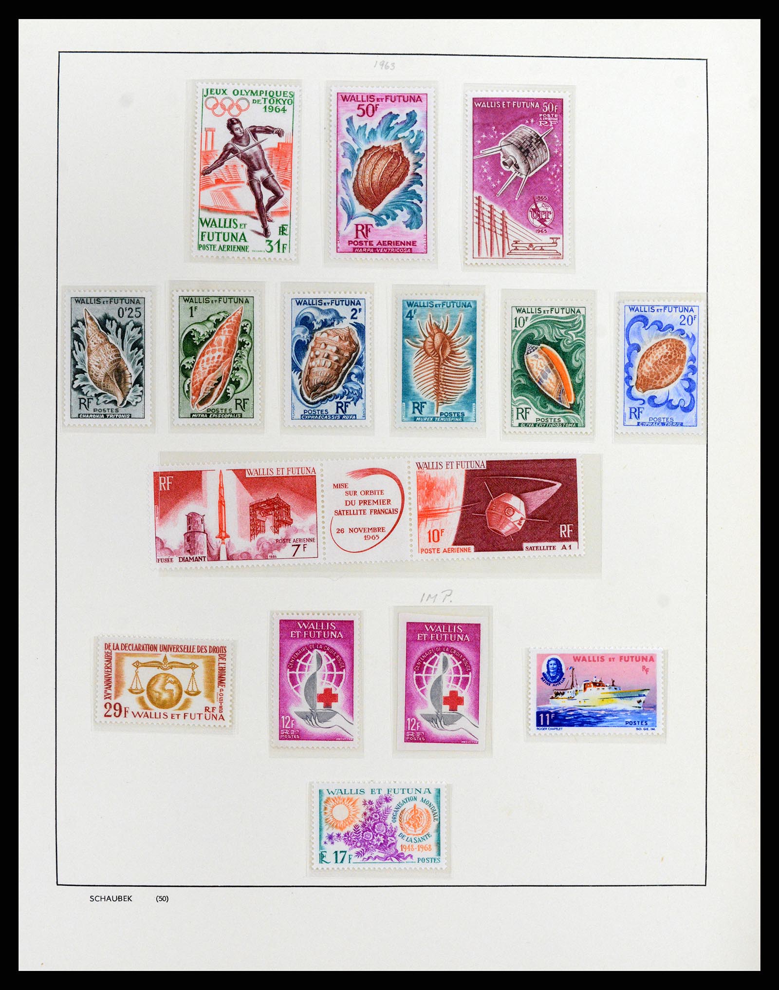 37926 010 - Stamp Collection 37926 Wallis et Futuna 1922-2001.