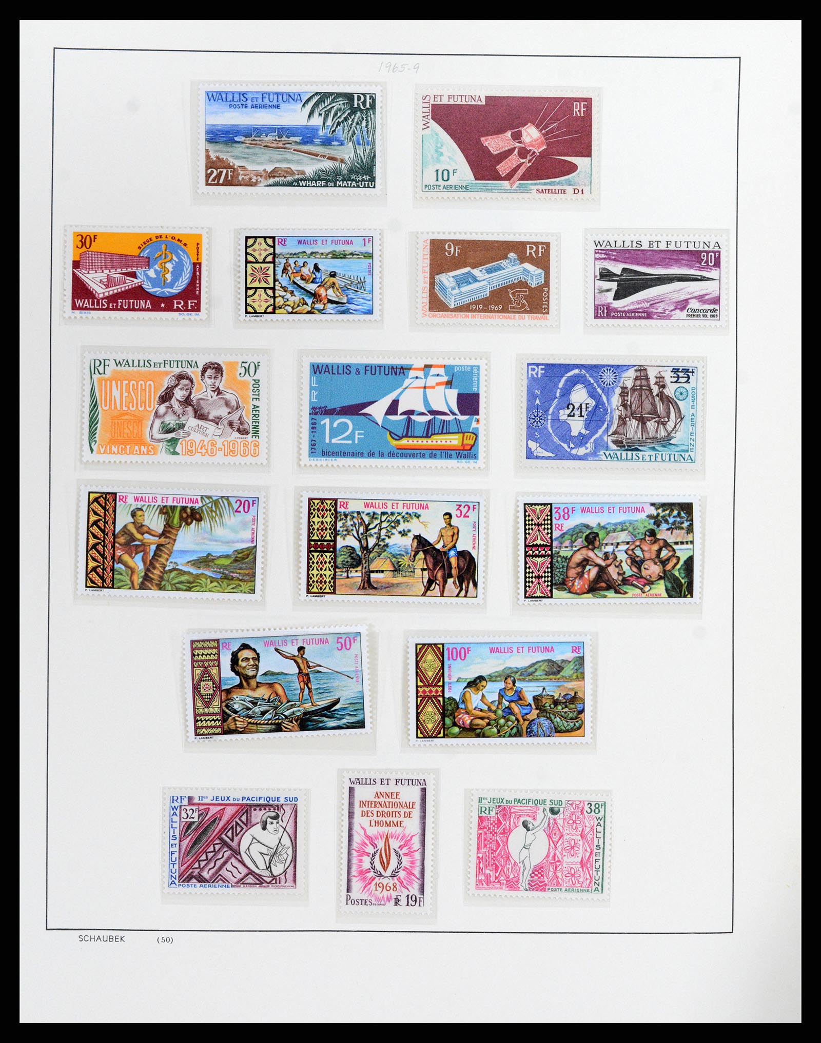 37926 011 - Postzegelverzameling 37926 Wallis et Futuna 1922-2001.
