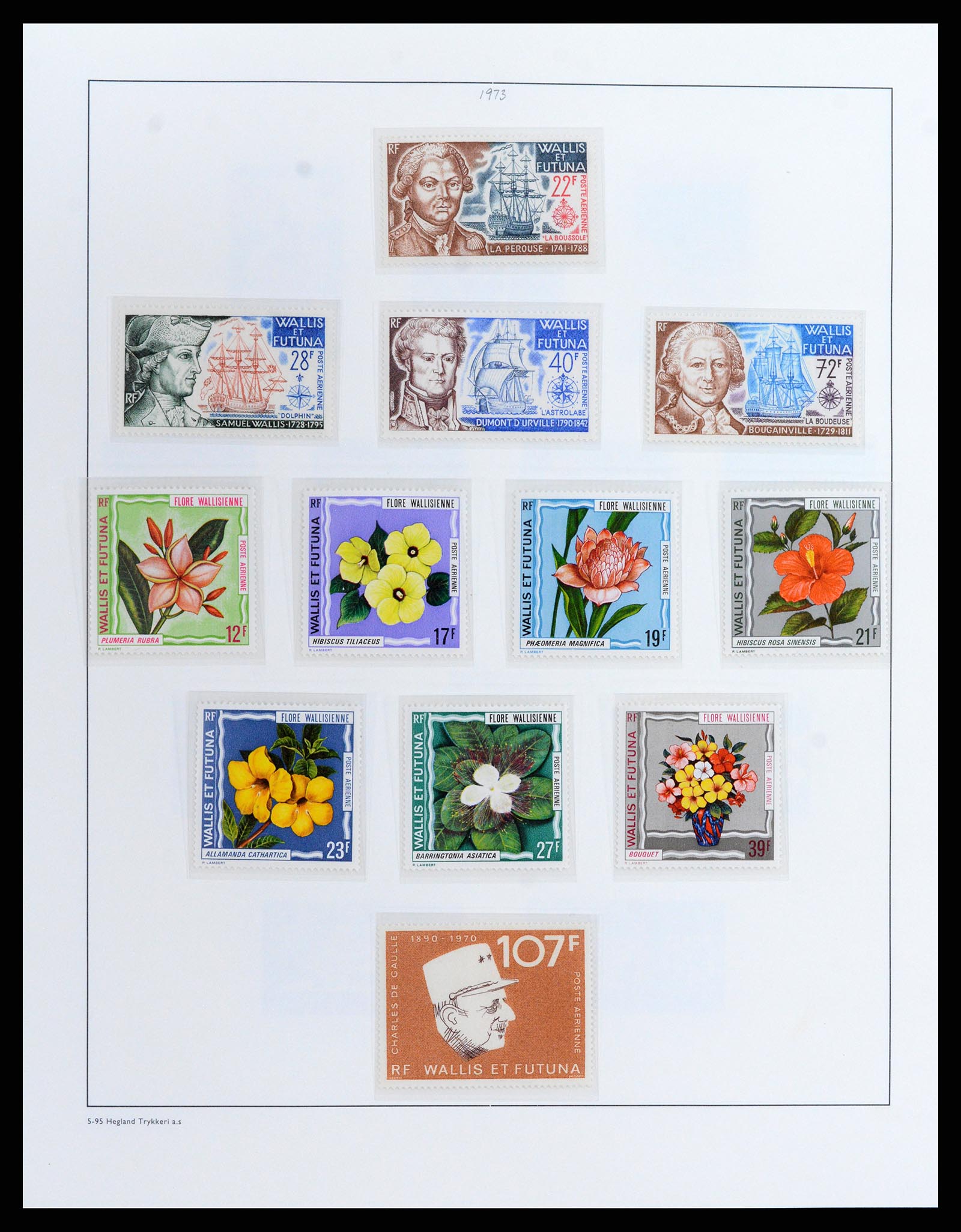 37926 013 - Stamp Collection 37926 Wallis et Futuna 1922-2001.