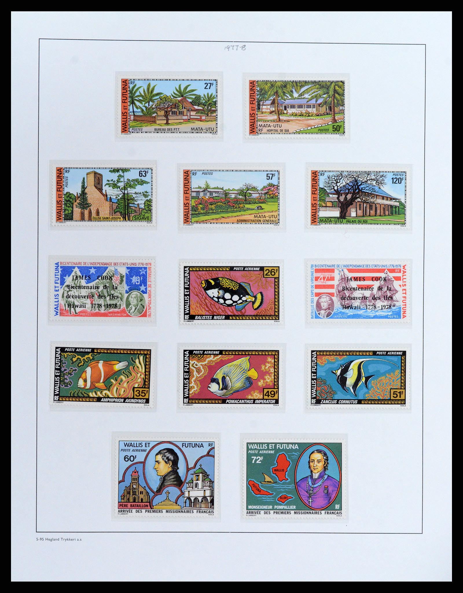 37926 017 - Postzegelverzameling 37926 Wallis et Futuna 1922-2001.