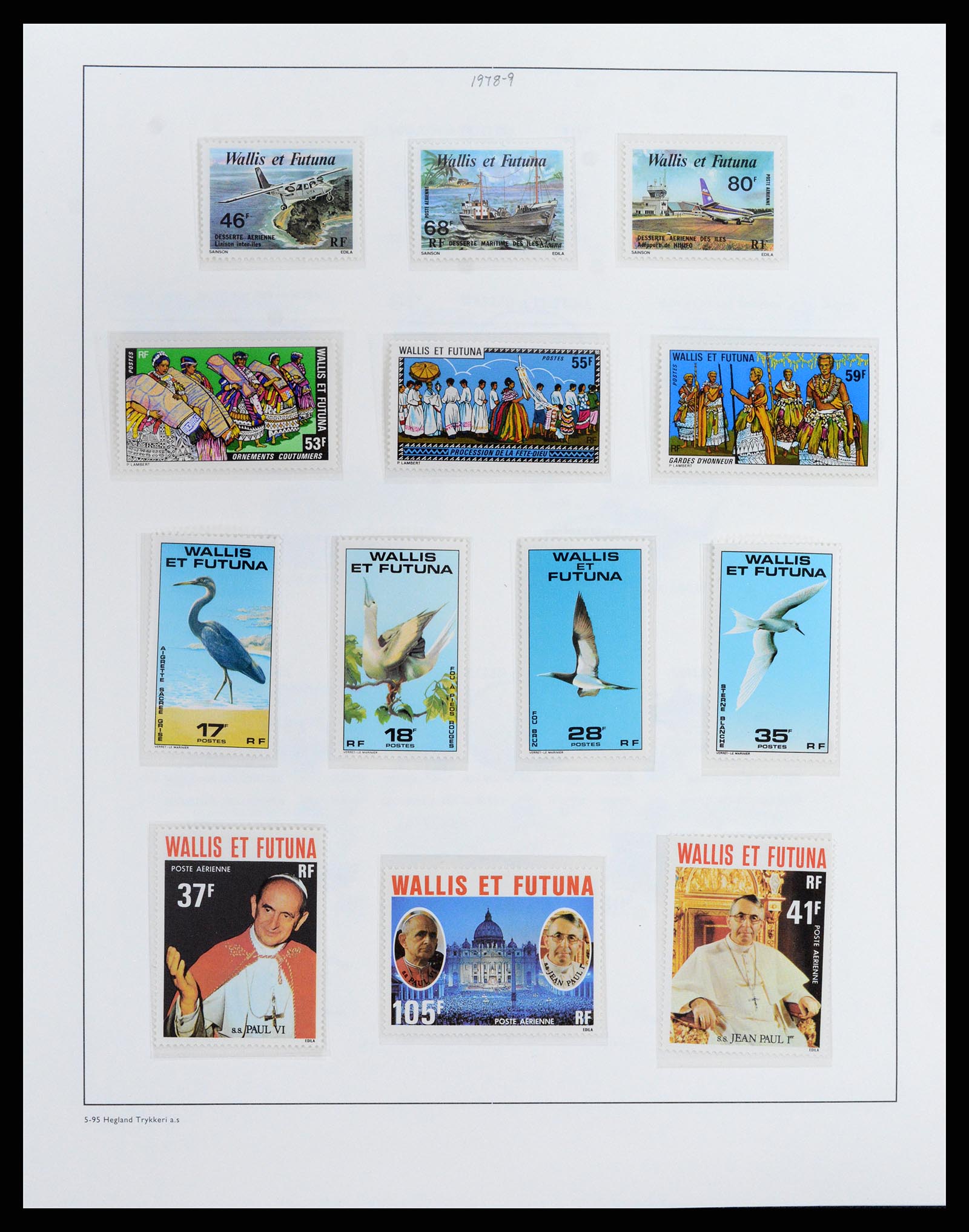 37926 019 - Stamp Collection 37926 Wallis et Futuna 1922-2001.
