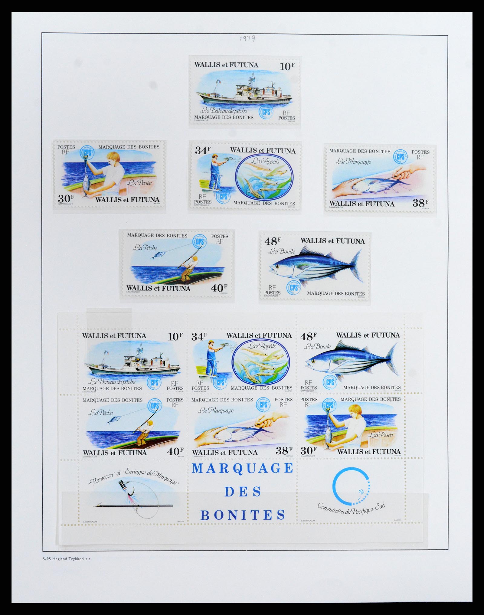 37926 020 - Stamp Collection 37926 Wallis et Futuna 1922-2001.