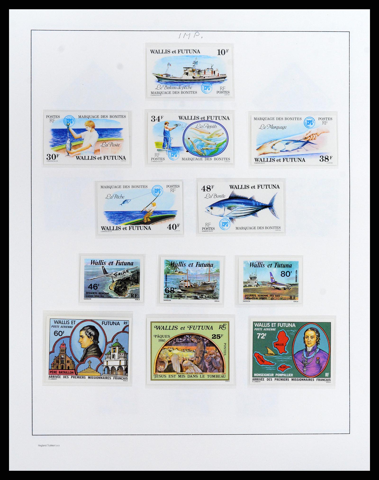 37926 021 - Postzegelverzameling 37926 Wallis et Futuna 1922-2001.