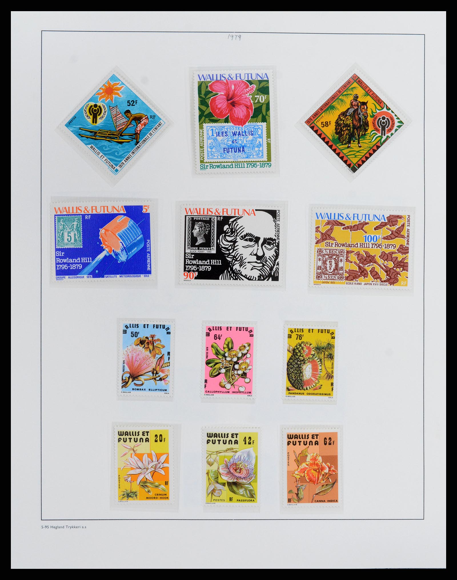 37926 022 - Stamp Collection 37926 Wallis et Futuna 1922-2001.