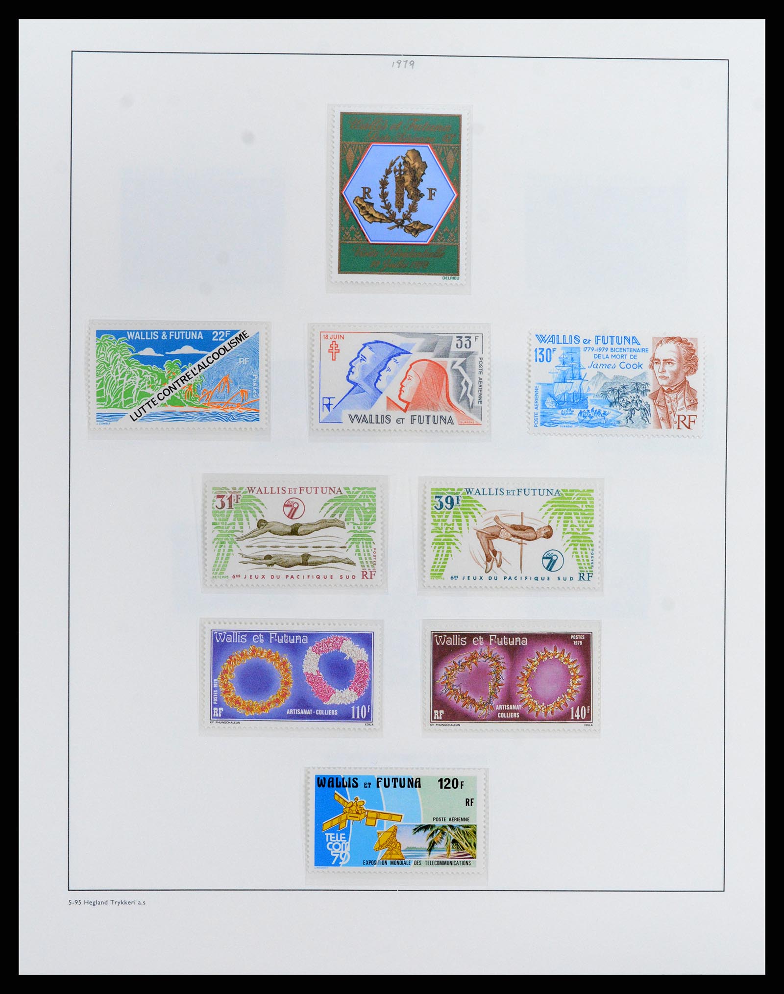 37926 023 - Stamp Collection 37926 Wallis et Futuna 1922-2001.