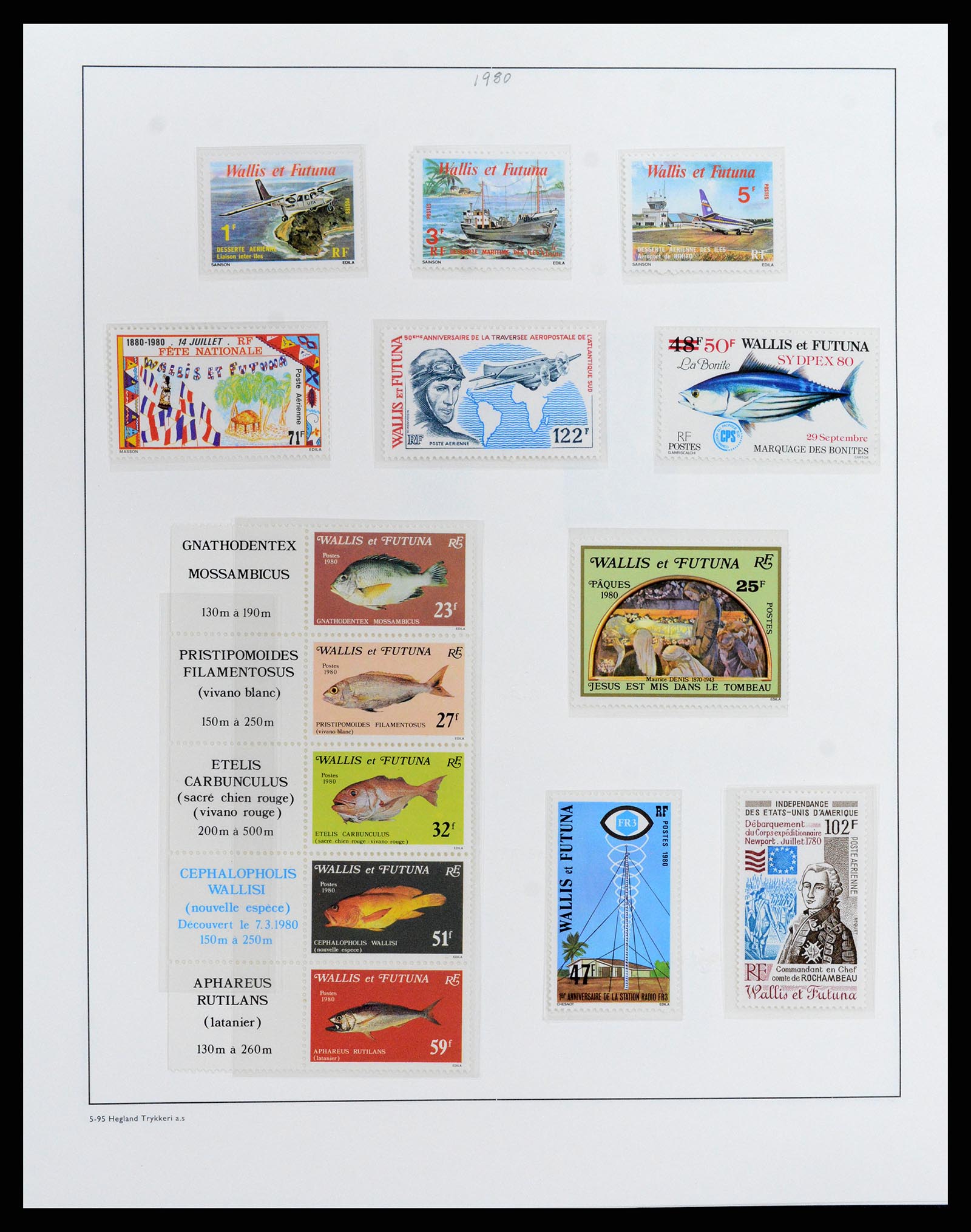 37926 025 - Stamp Collection 37926 Wallis et Futuna 1922-2001.