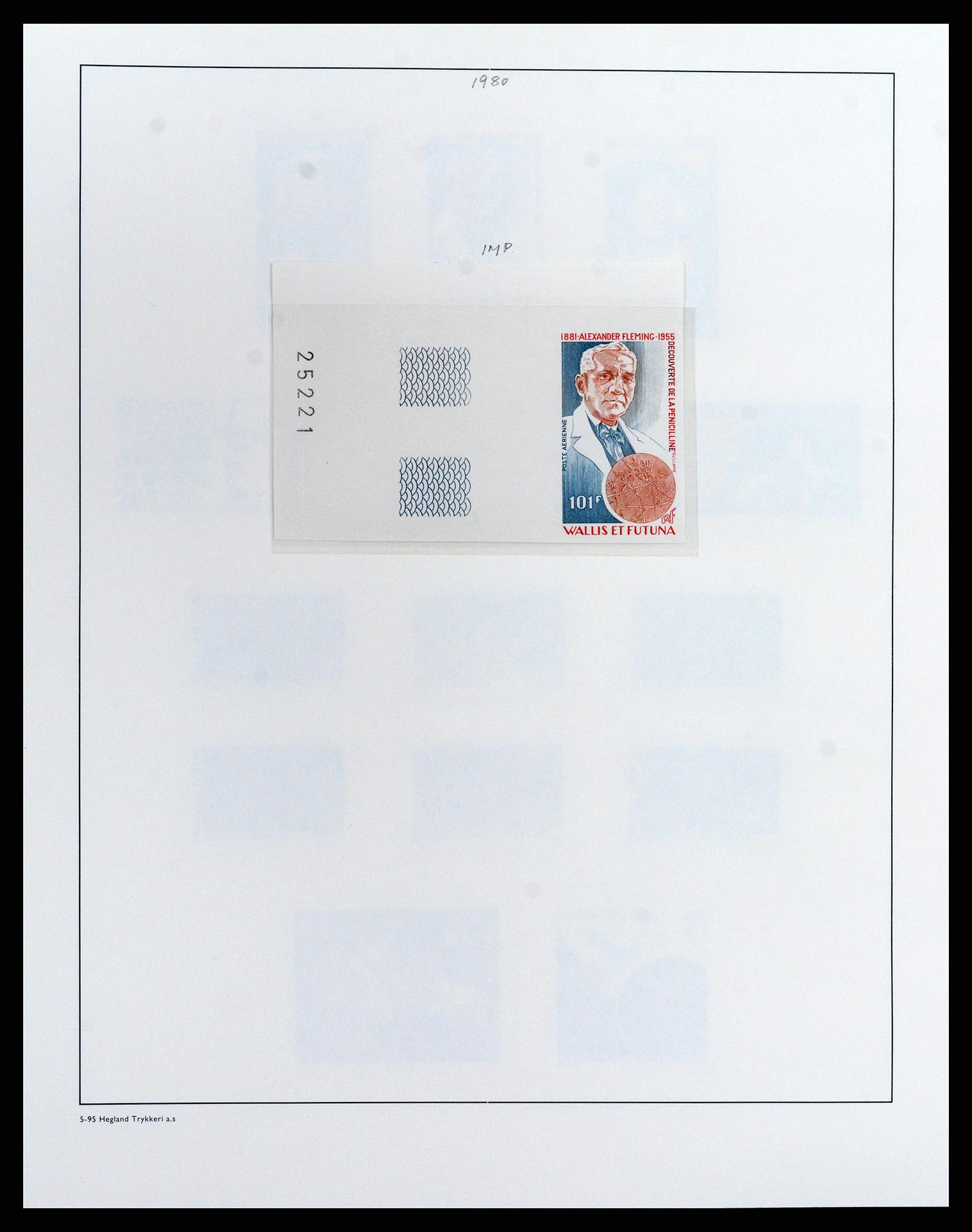 37926 026 - Postzegelverzameling 37926 Wallis et Futuna 1922-2001.