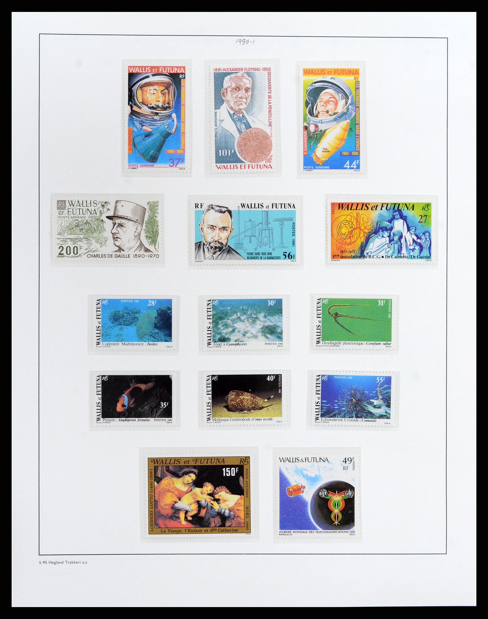 37926 027 - Stamp Collection 37926 Wallis et Futuna 1922-2001.