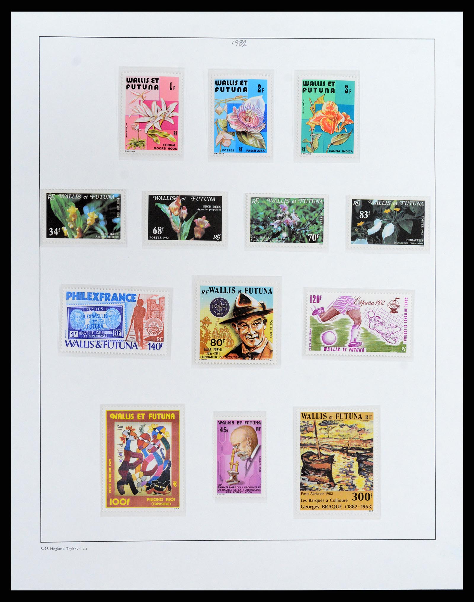 37926 031 - Stamp Collection 37926 Wallis et Futuna 1922-2001.