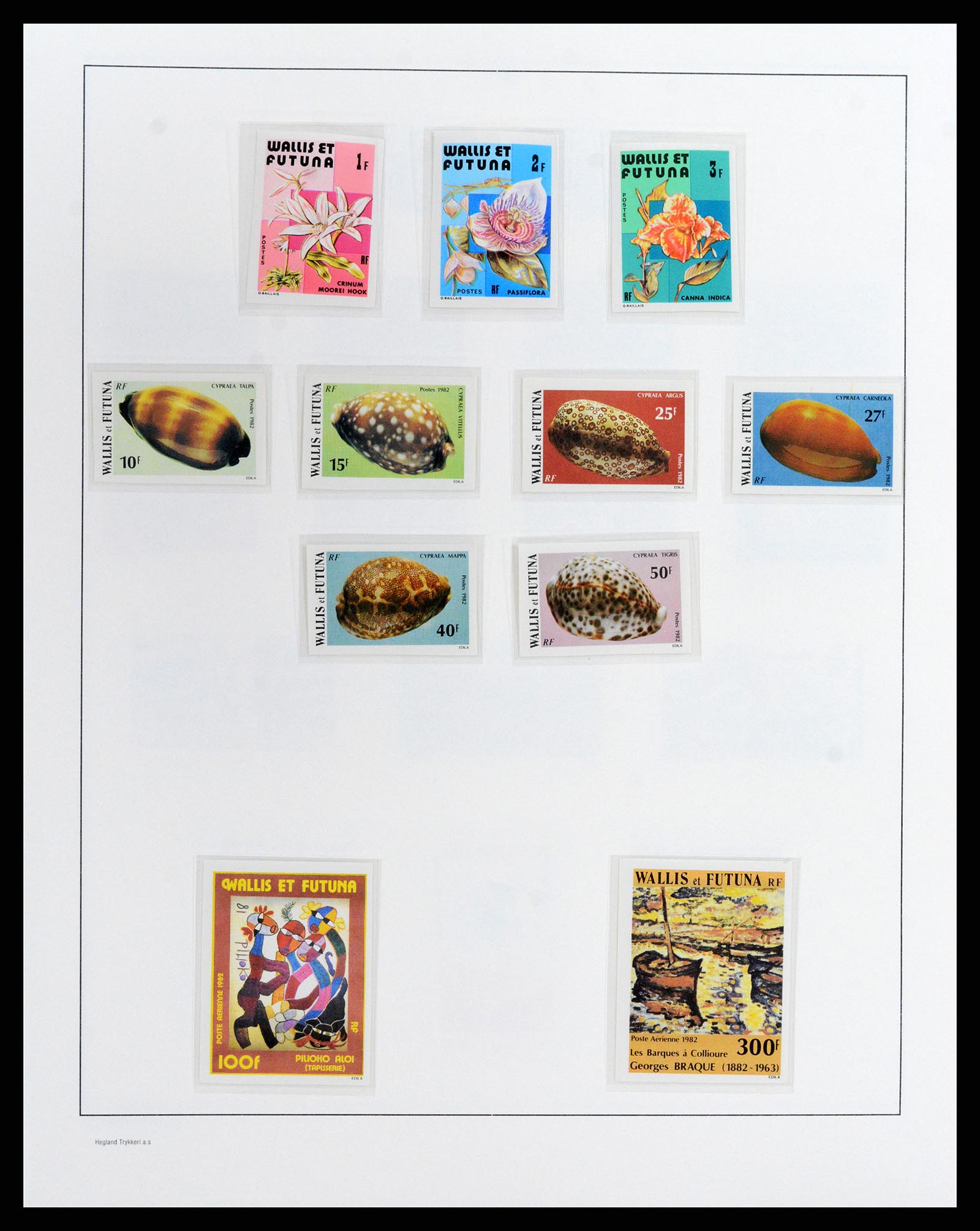 37926 032 - Stamp Collection 37926 Wallis et Futuna 1922-2001.