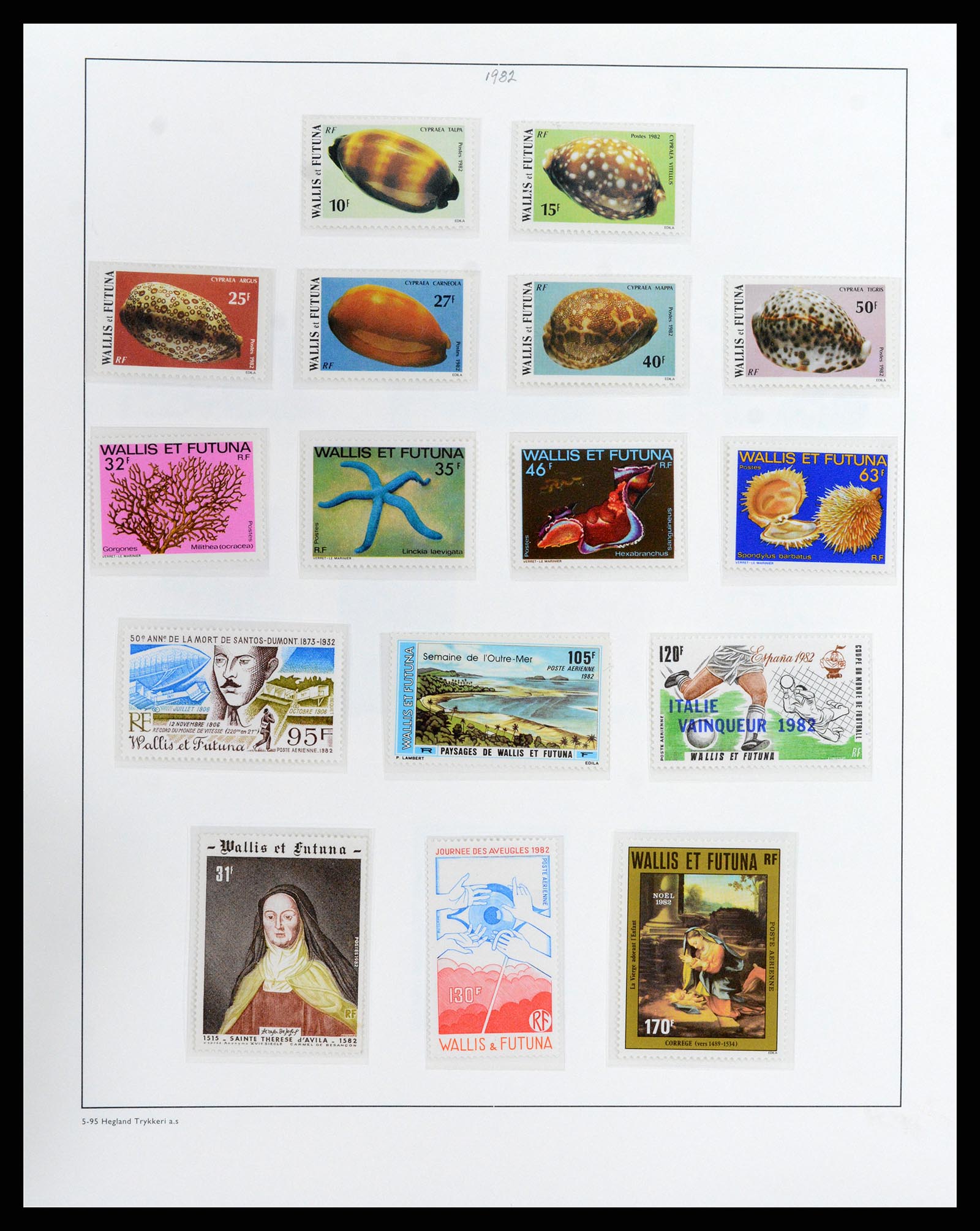 37926 033 - Postzegelverzameling 37926 Wallis et Futuna 1922-2001.