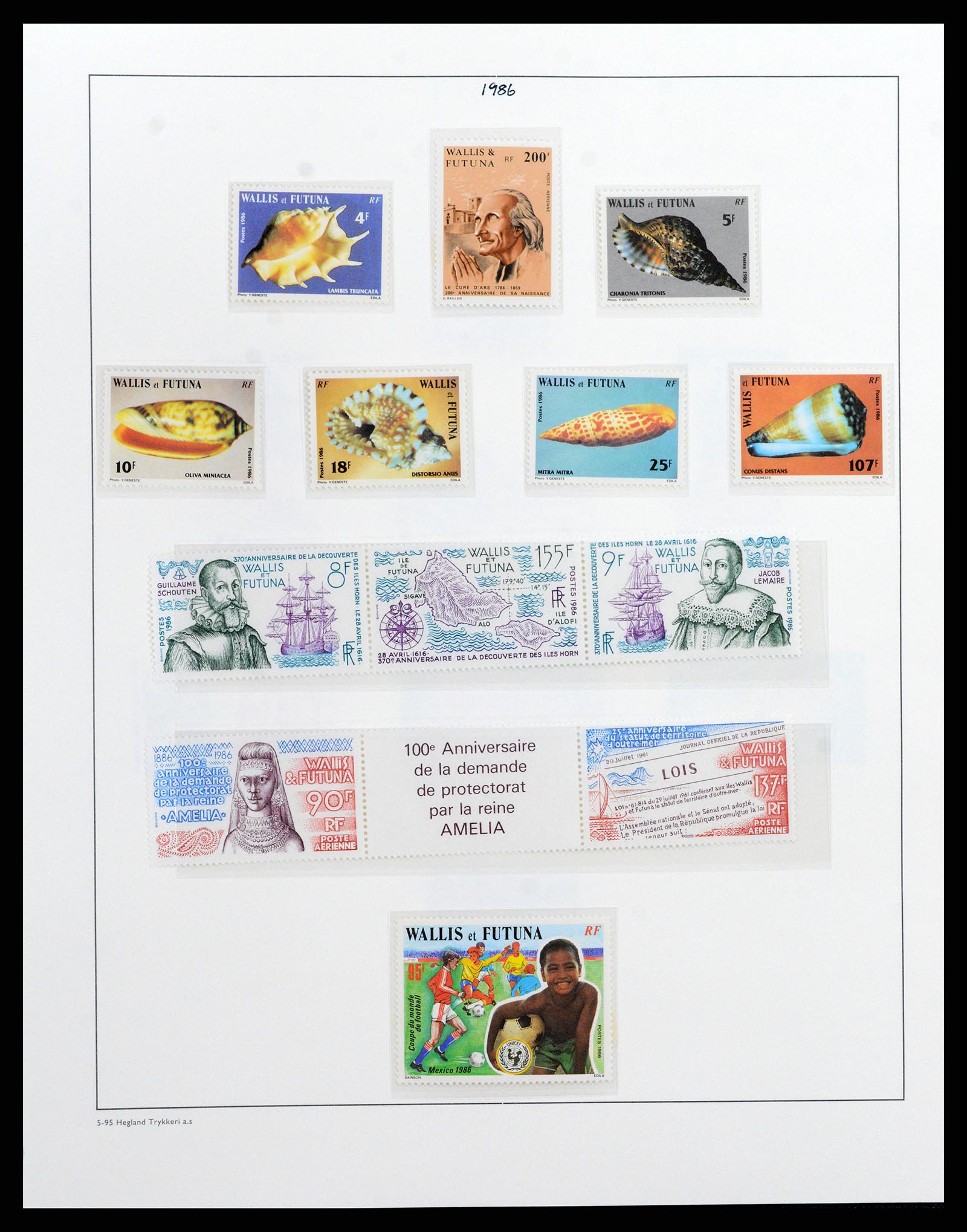 37926 042 - Stamp Collection 37926 Wallis et Futuna 1922-2001.