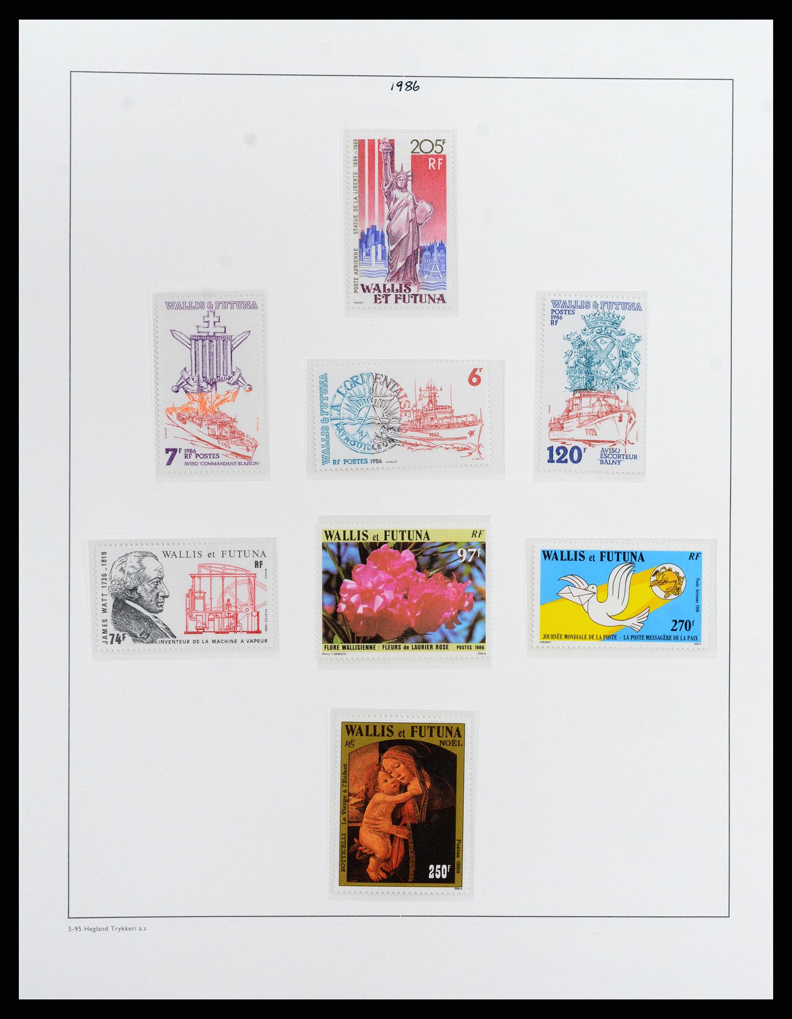 37926 043 - Postzegelverzameling 37926 Wallis et Futuna 1922-2001.