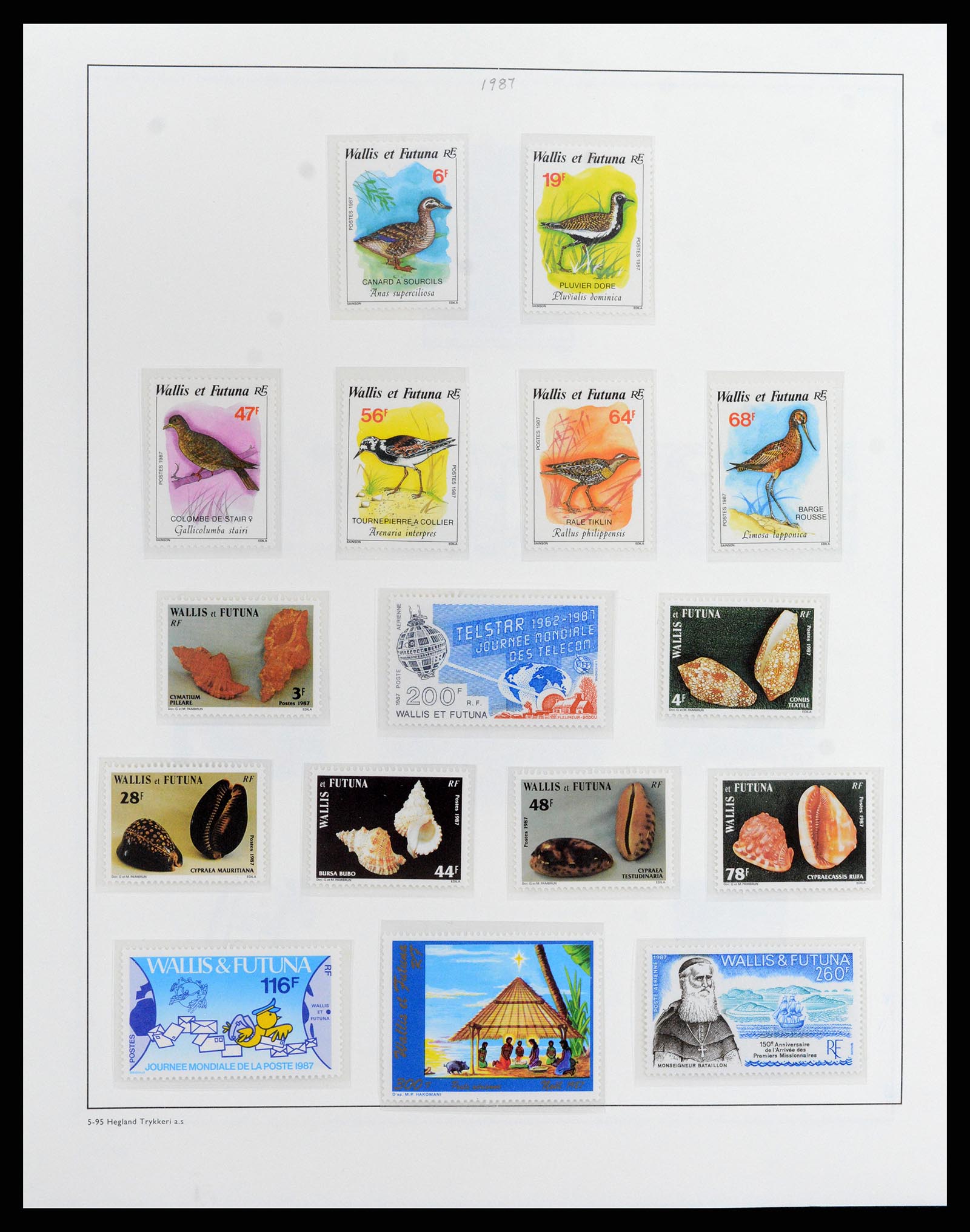 37926 046 - Stamp Collection 37926 Wallis et Futuna 1922-2001.