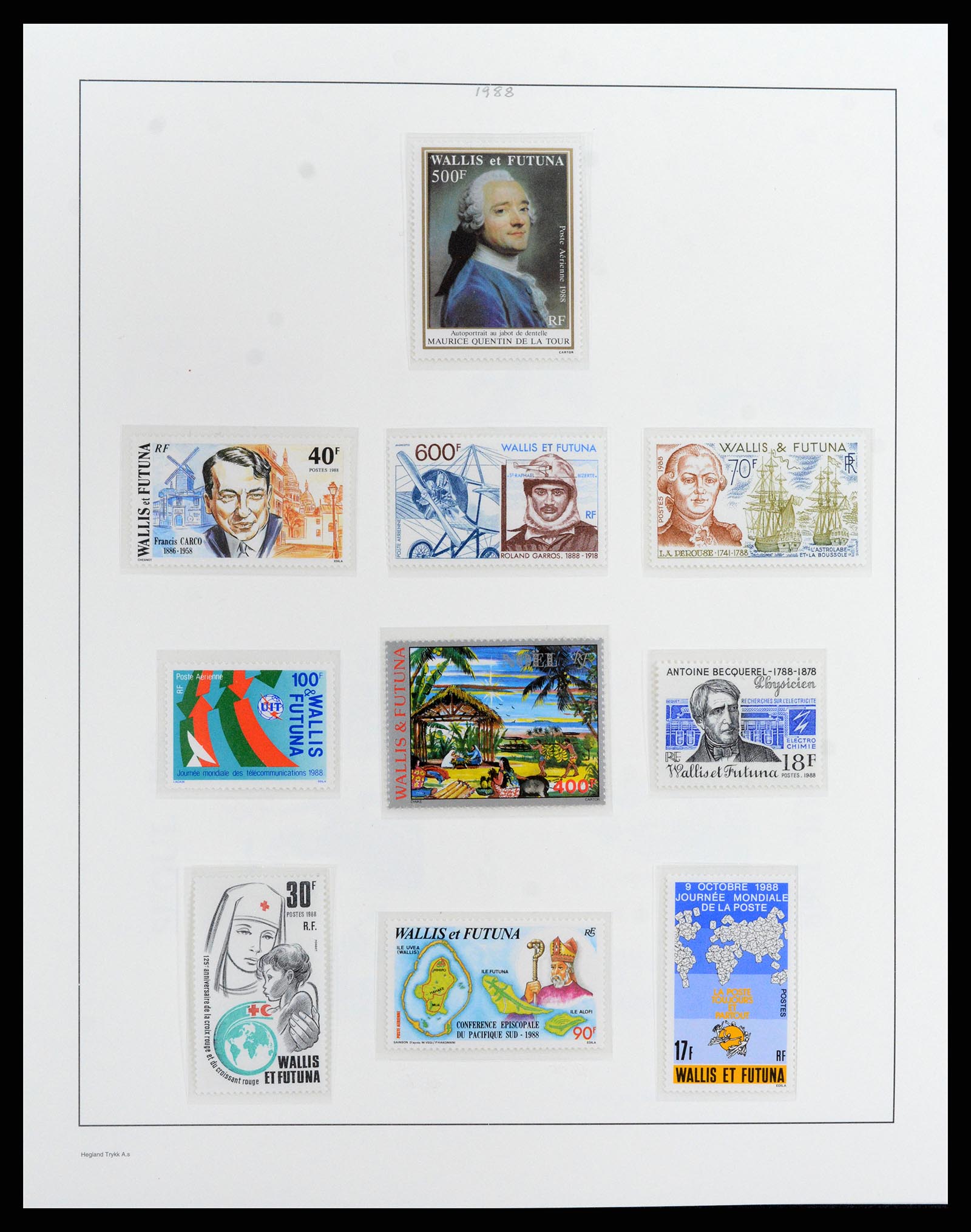 37926 047 - Postzegelverzameling 37926 Wallis et Futuna 1922-2001.