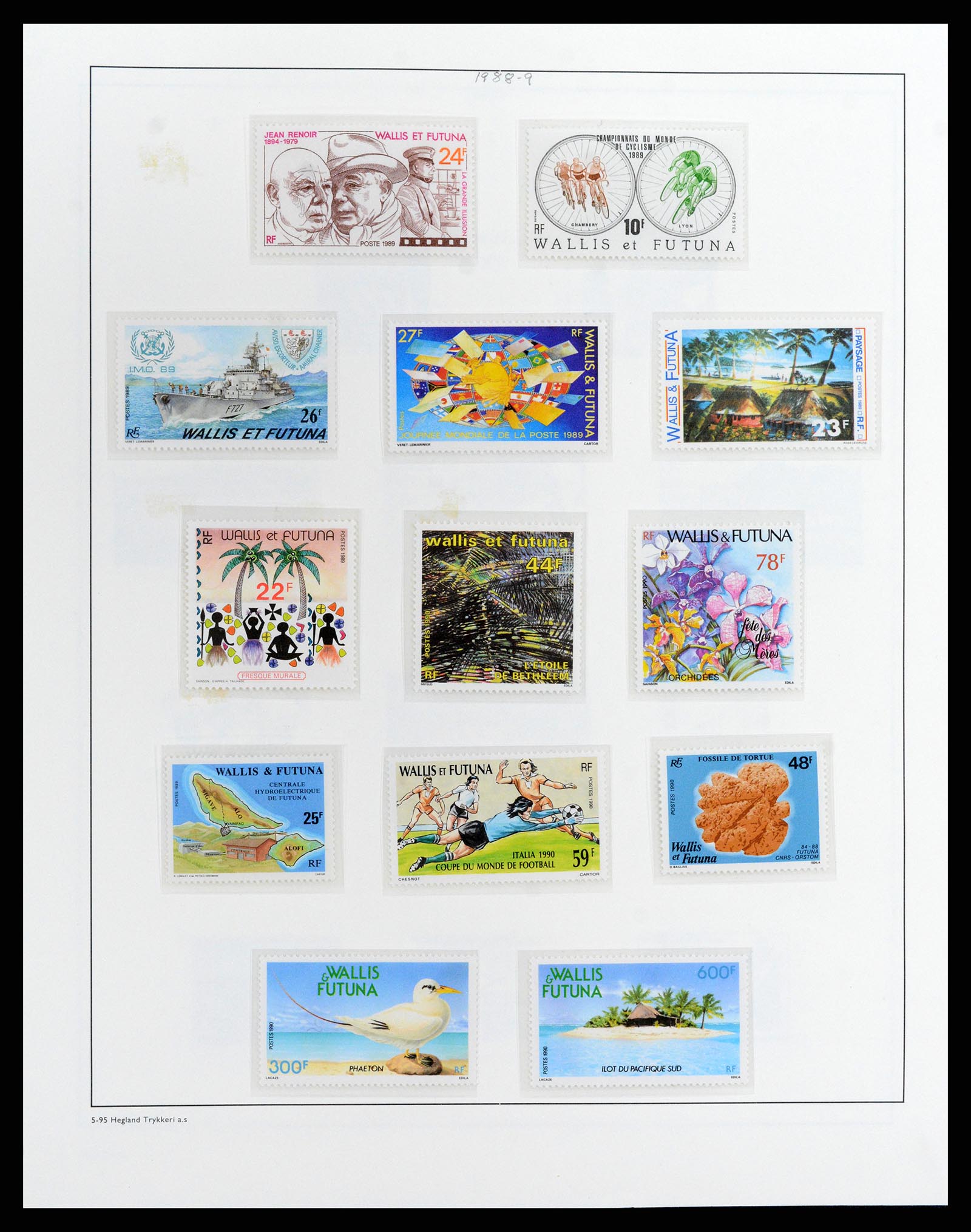 37926 050 - Postzegelverzameling 37926 Wallis et Futuna 1922-2001.
