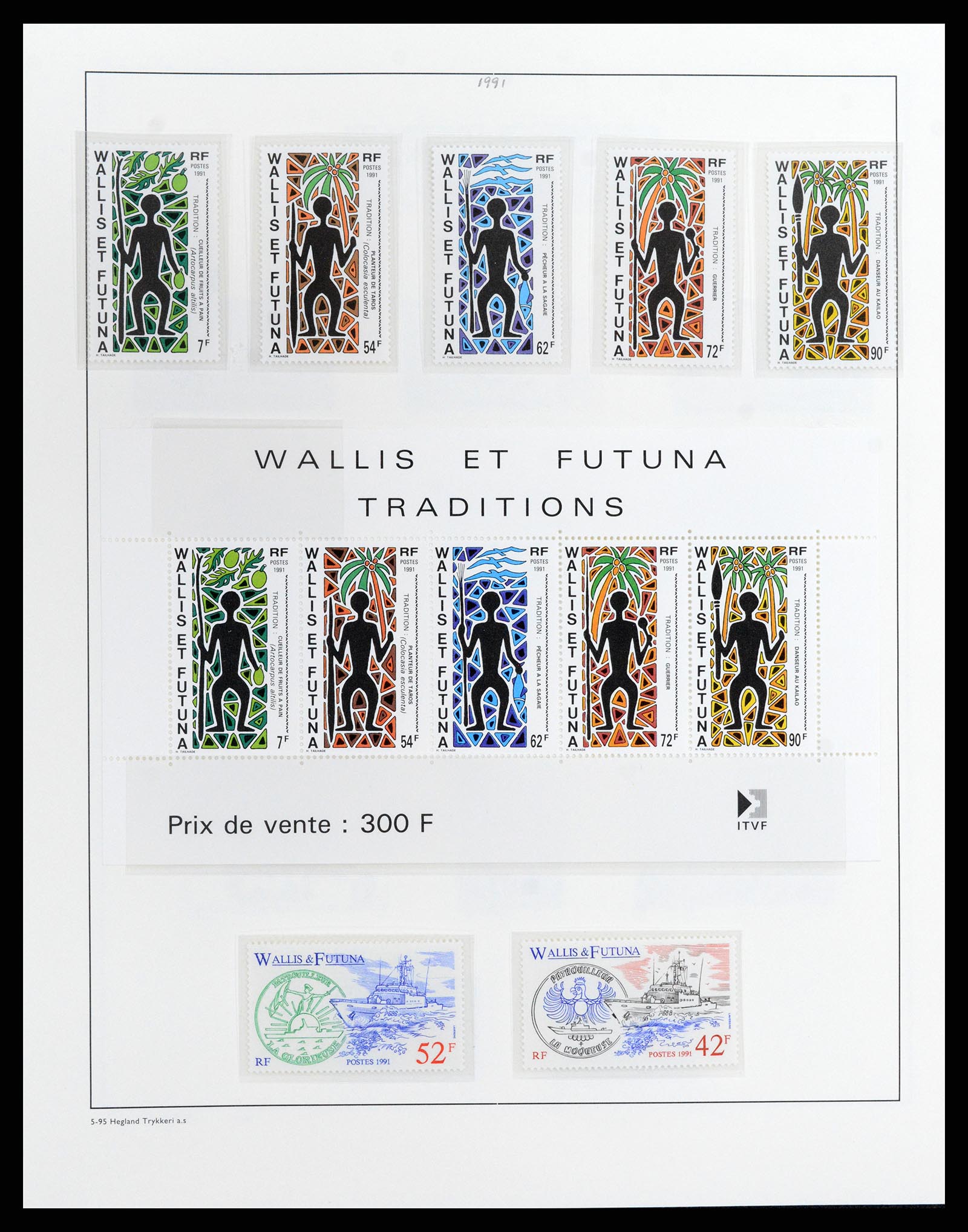 37926 052 - Postzegelverzameling 37926 Wallis et Futuna 1922-2001.