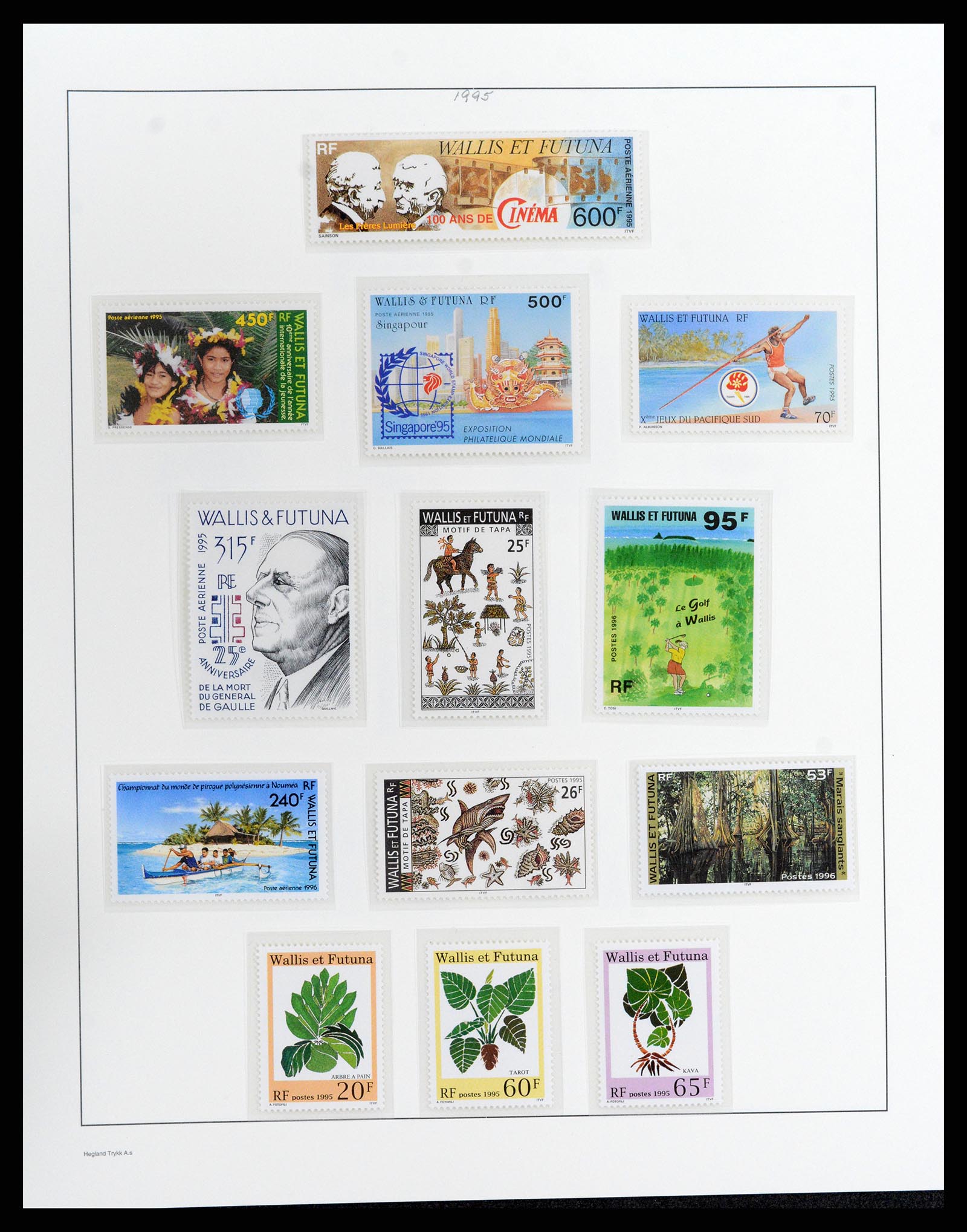 37926 060 - Stamp Collection 37926 Wallis et Futuna 1922-2001.
