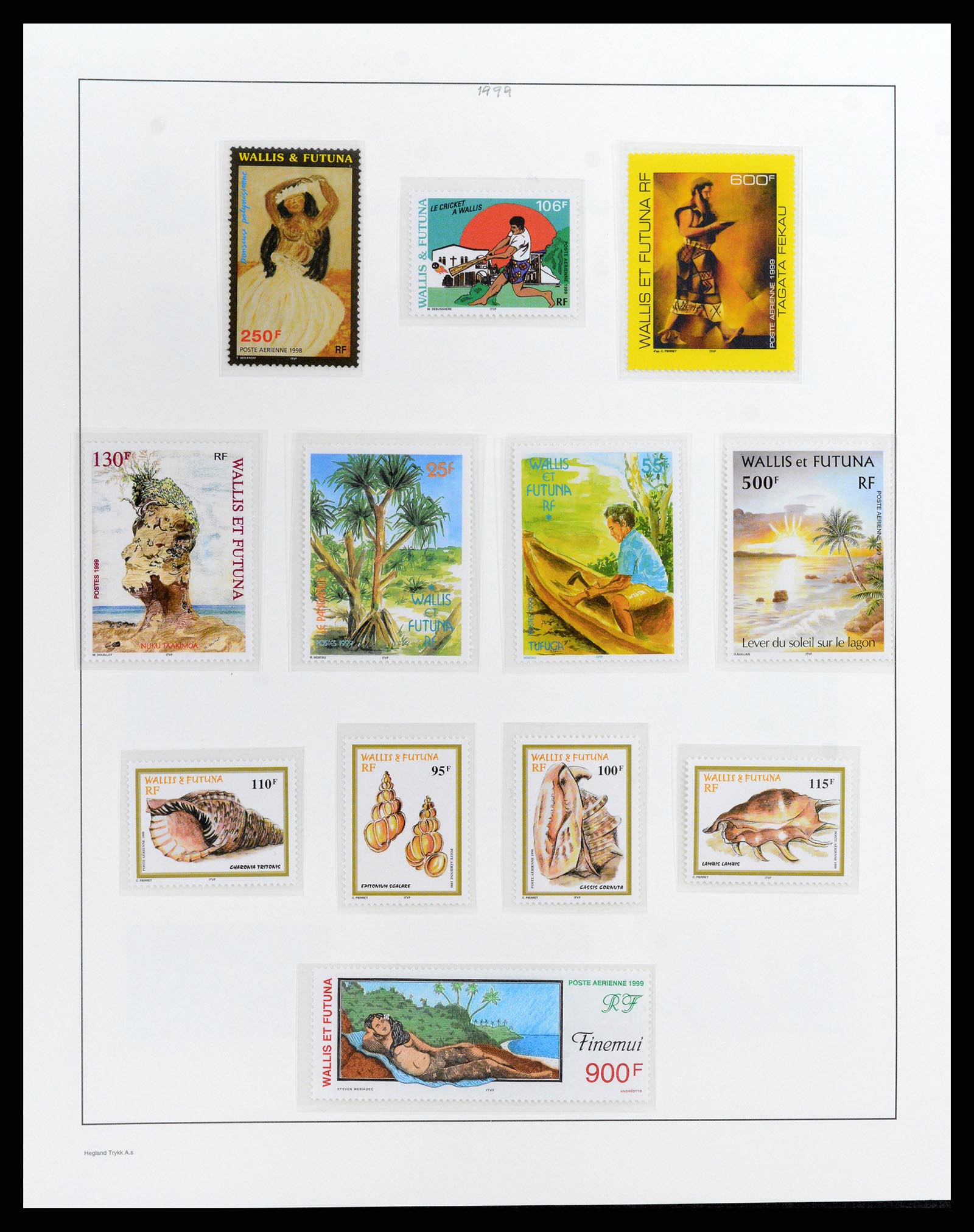 37926 066 - Postzegelverzameling 37926 Wallis et Futuna 1922-2001.