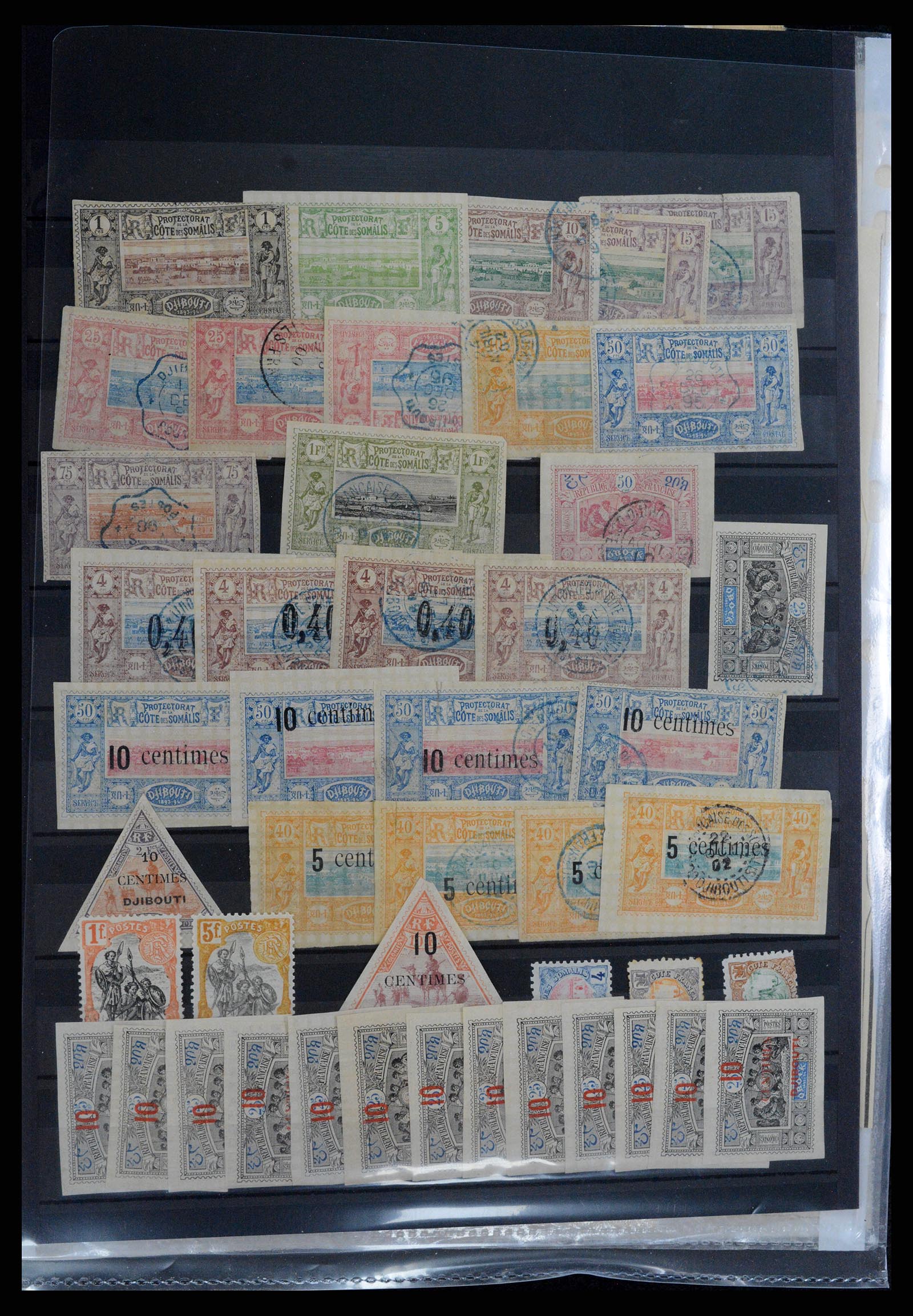 37928 001 - Stamp Collection 37928 French Somalia 1894-1984.