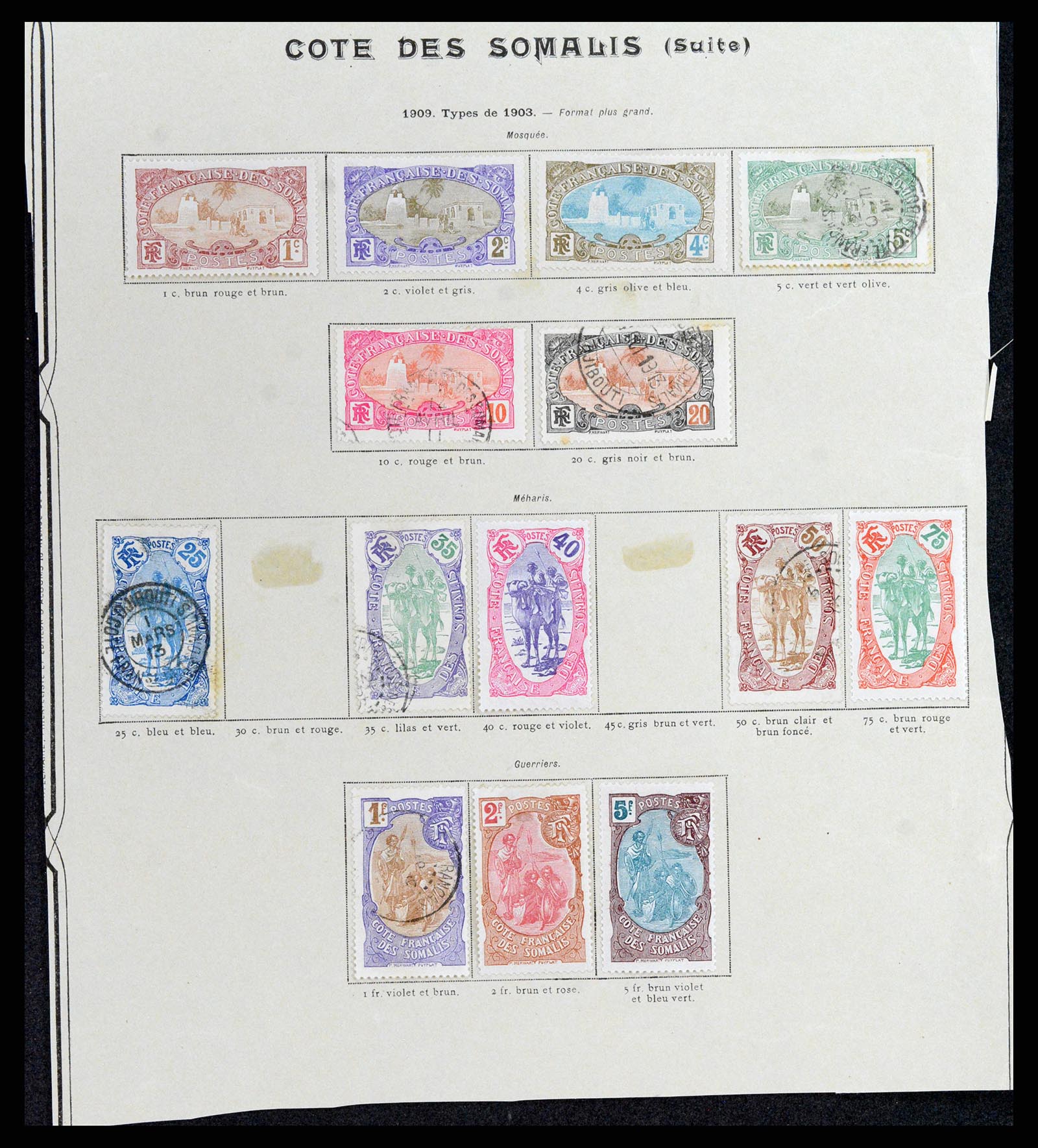 37928 002 - Stamp Collection 37928 French Somalia 1894-1984.