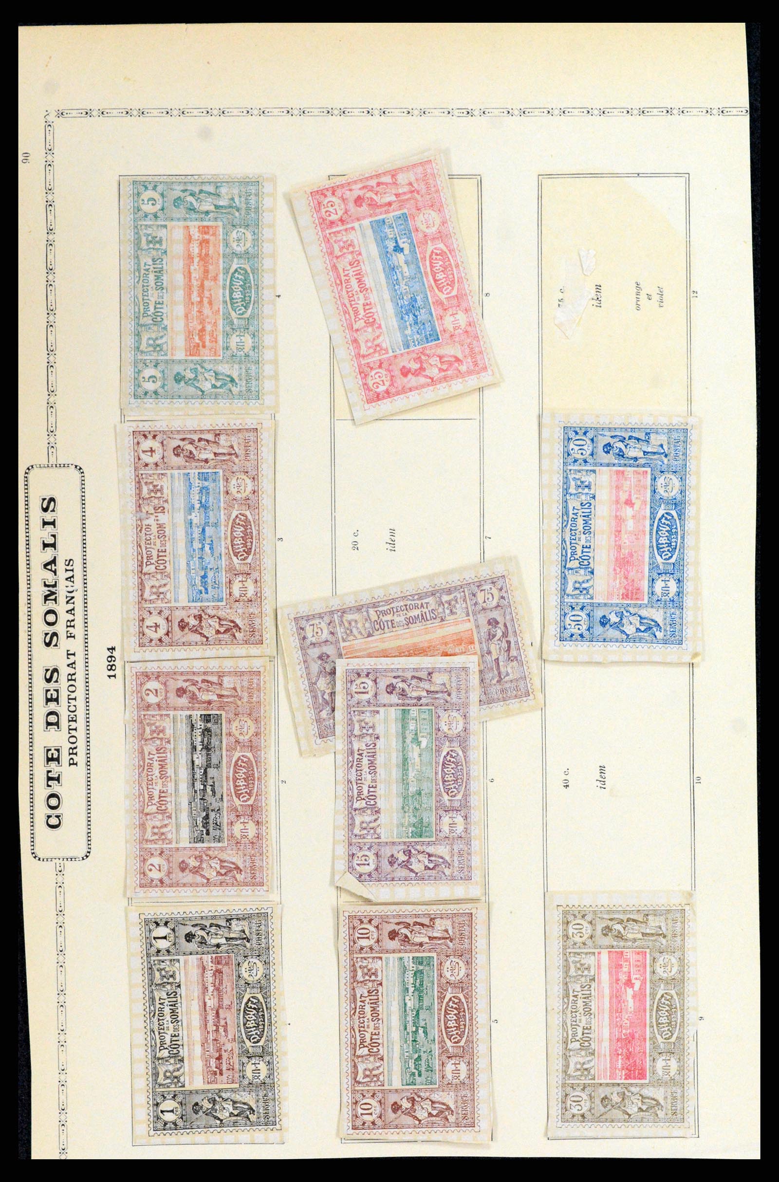 37928 005 - Stamp Collection 37928 French Somalia 1894-1984.