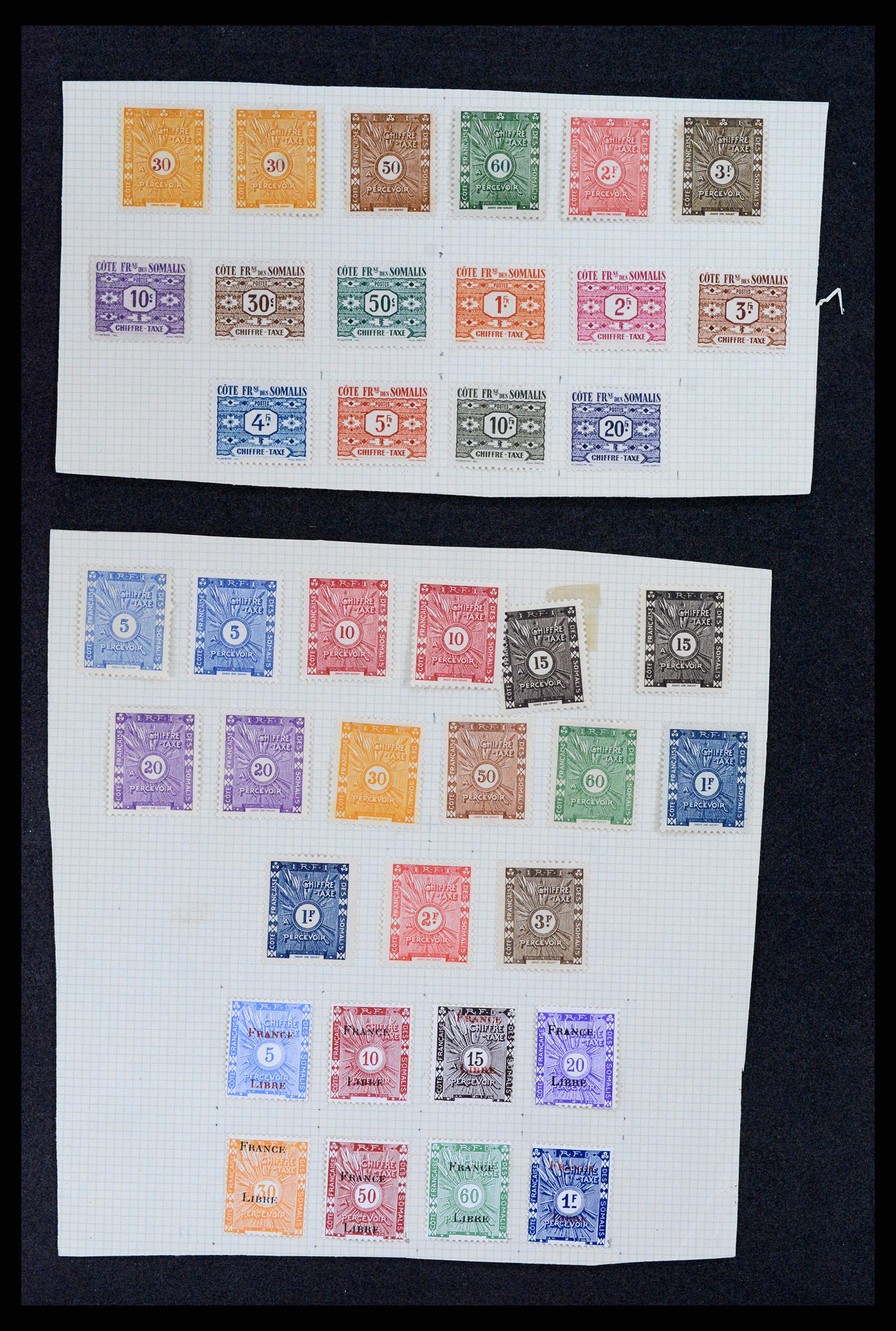 37928 011 - Stamp Collection 37928 French Somalia 1894-1984.