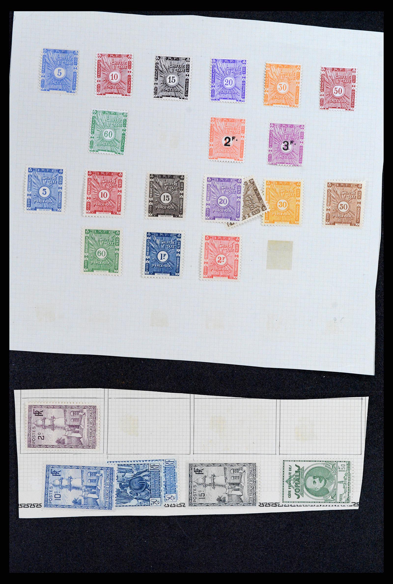 37928 014 - Stamp Collection 37928 French Somalia 1894-1984.