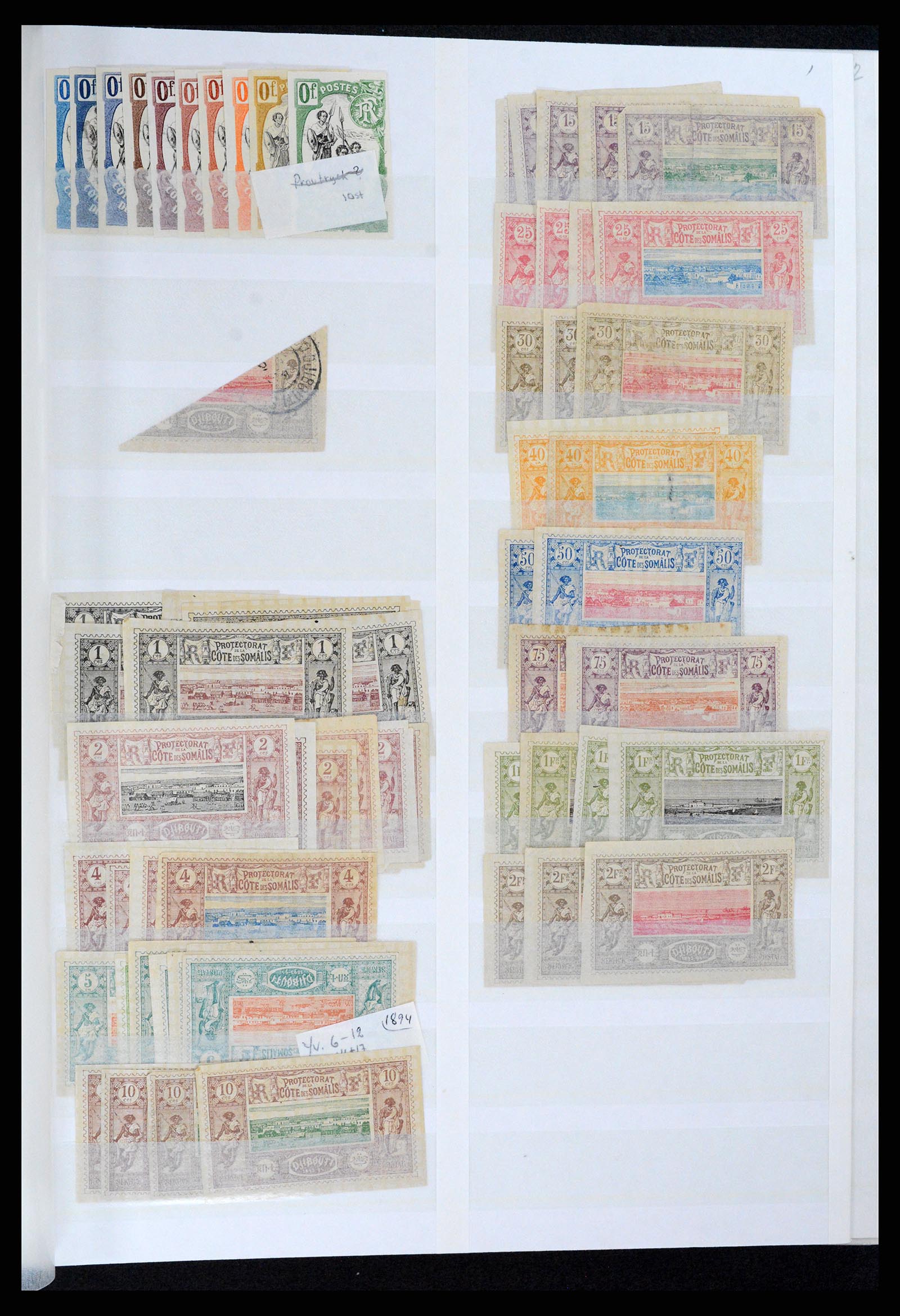 37928 018 - Stamp Collection 37928 French Somalia 1894-1984.