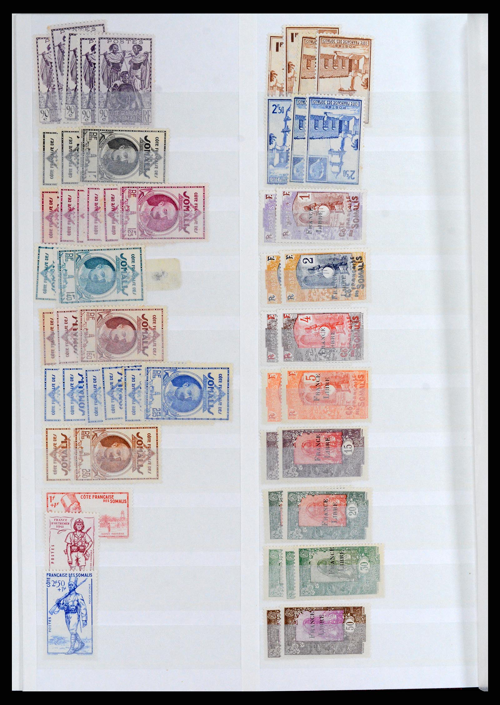 37928 027 - Stamp Collection 37928 French Somalia 1894-1984.