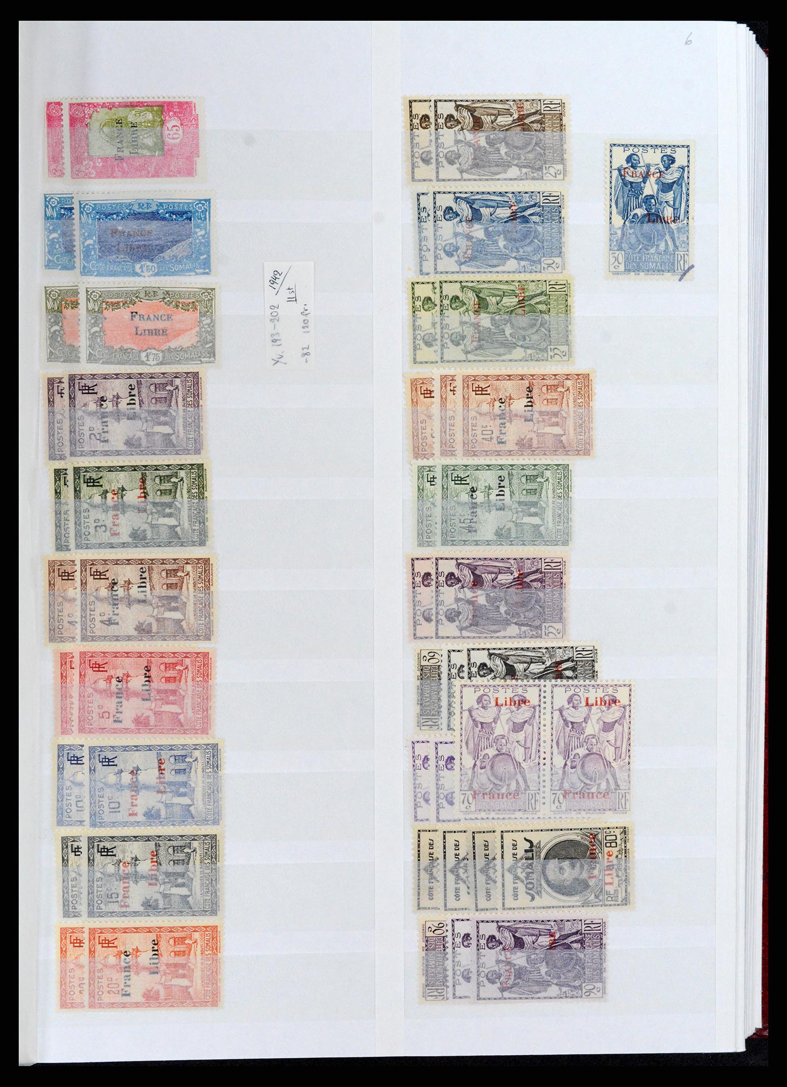 37928 028 - Stamp Collection 37928 French Somalia 1894-1984.