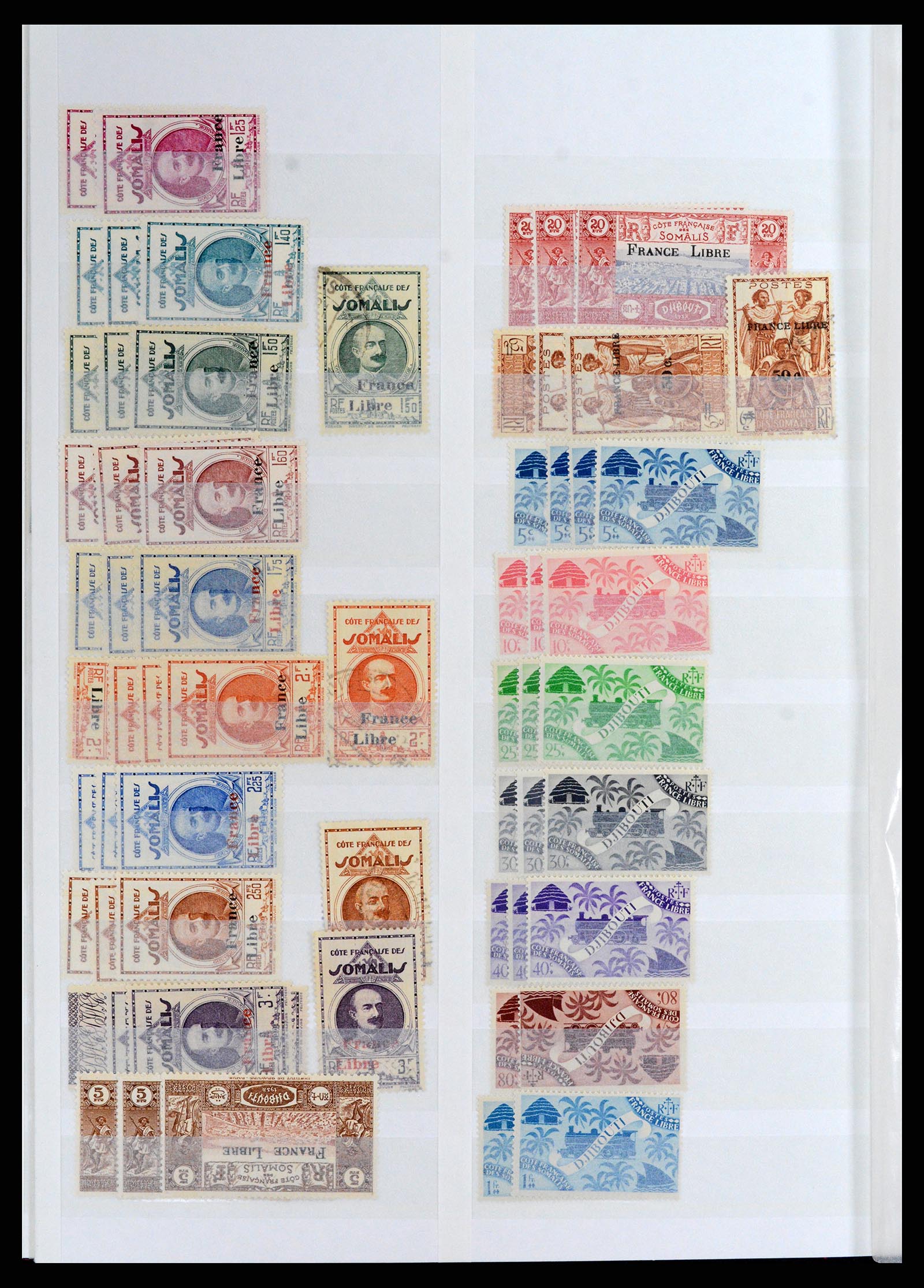 37928 029 - Stamp Collection 37928 French Somalia 1894-1984.
