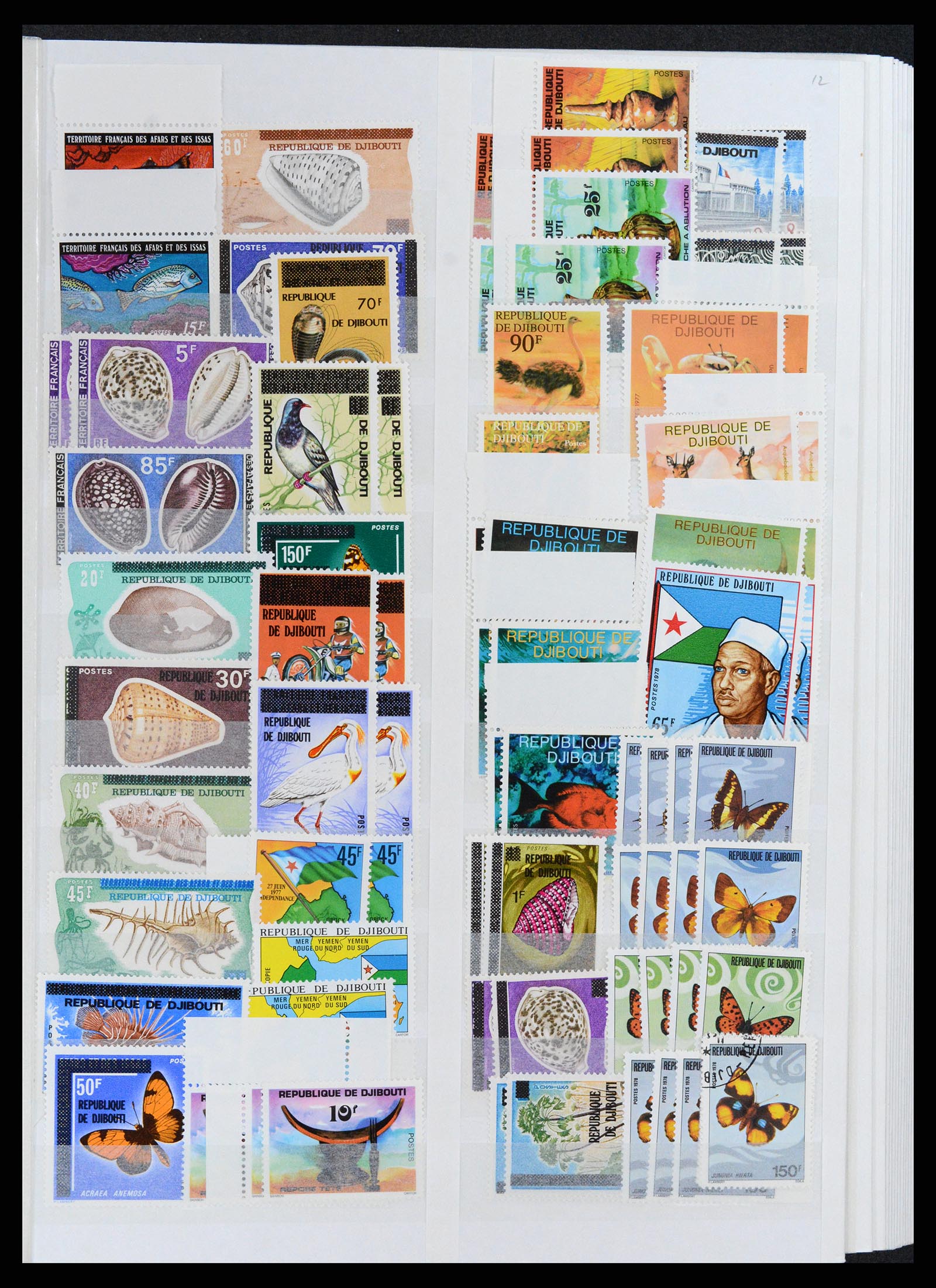 37928 040 - Stamp Collection 37928 French Somalia 1894-1984.