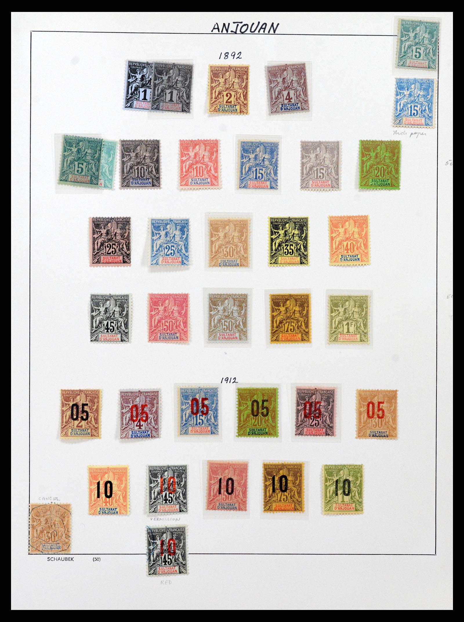 37929 001 - Postzegelverzameling 37929 Madagascar 1889-2000.