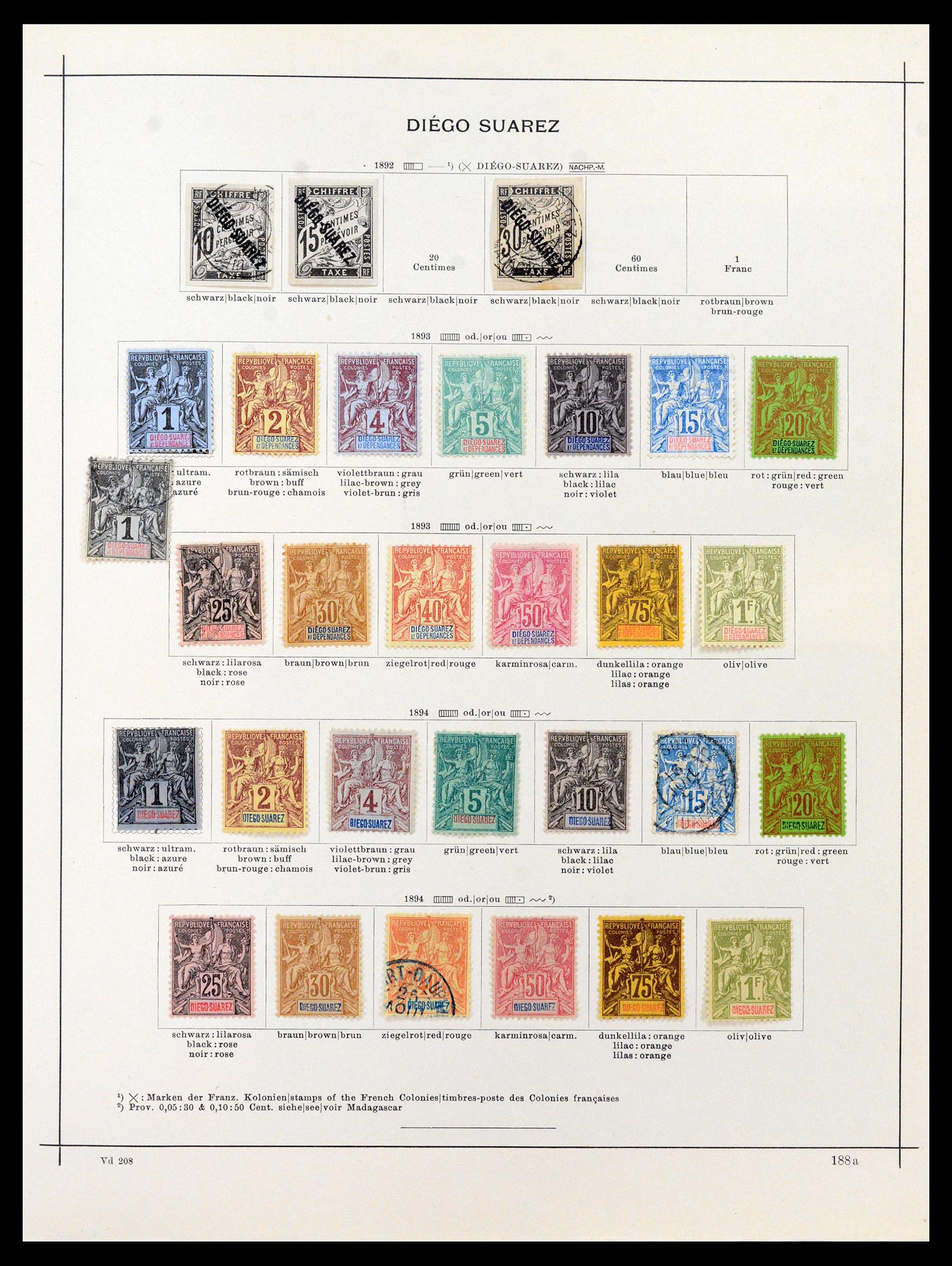 37929 012 - Stamp Collection 37929 Madagascar 1889-2000.