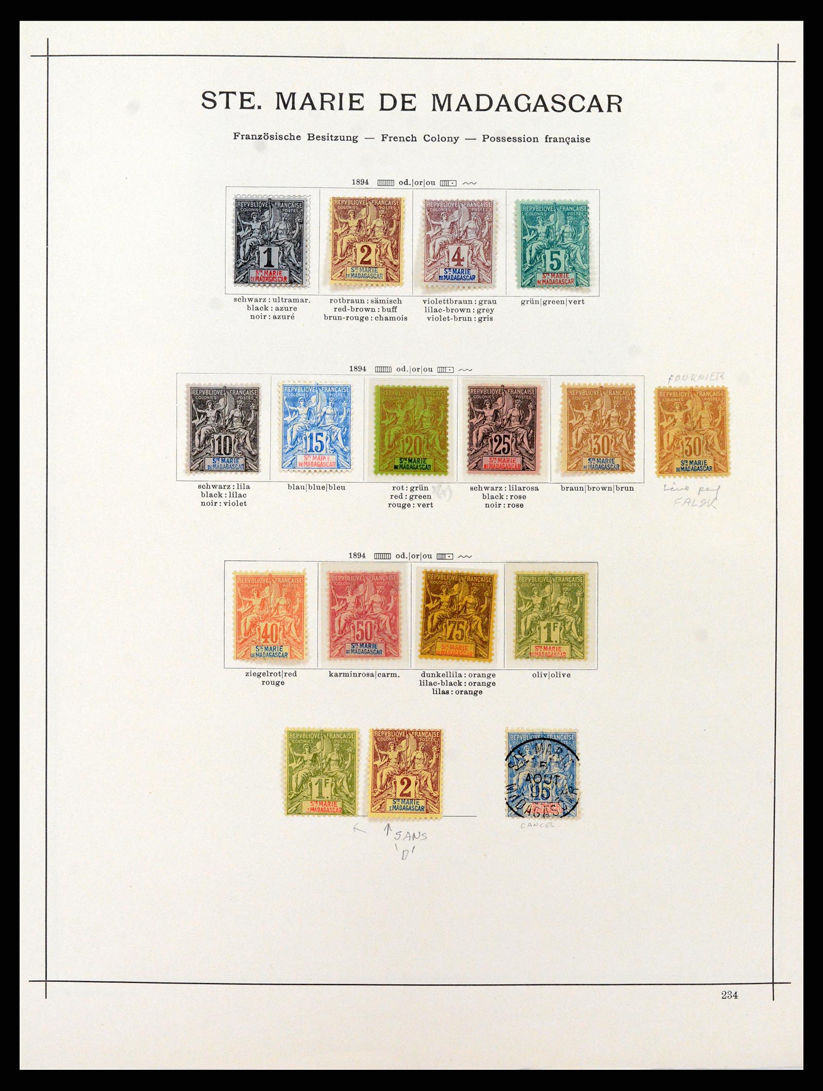 37929 030 - Stamp Collection 37929 Madagascar 1889-2000.