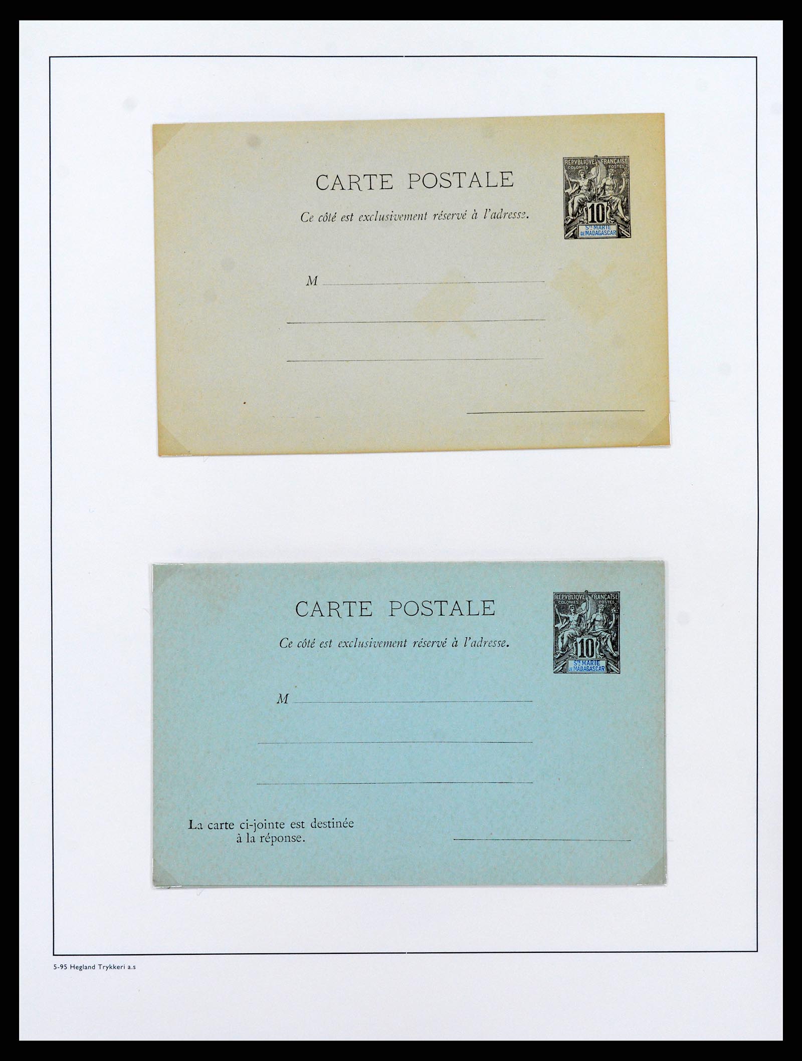 37929 034 - Stamp Collection 37929 Madagascar 1889-2000.