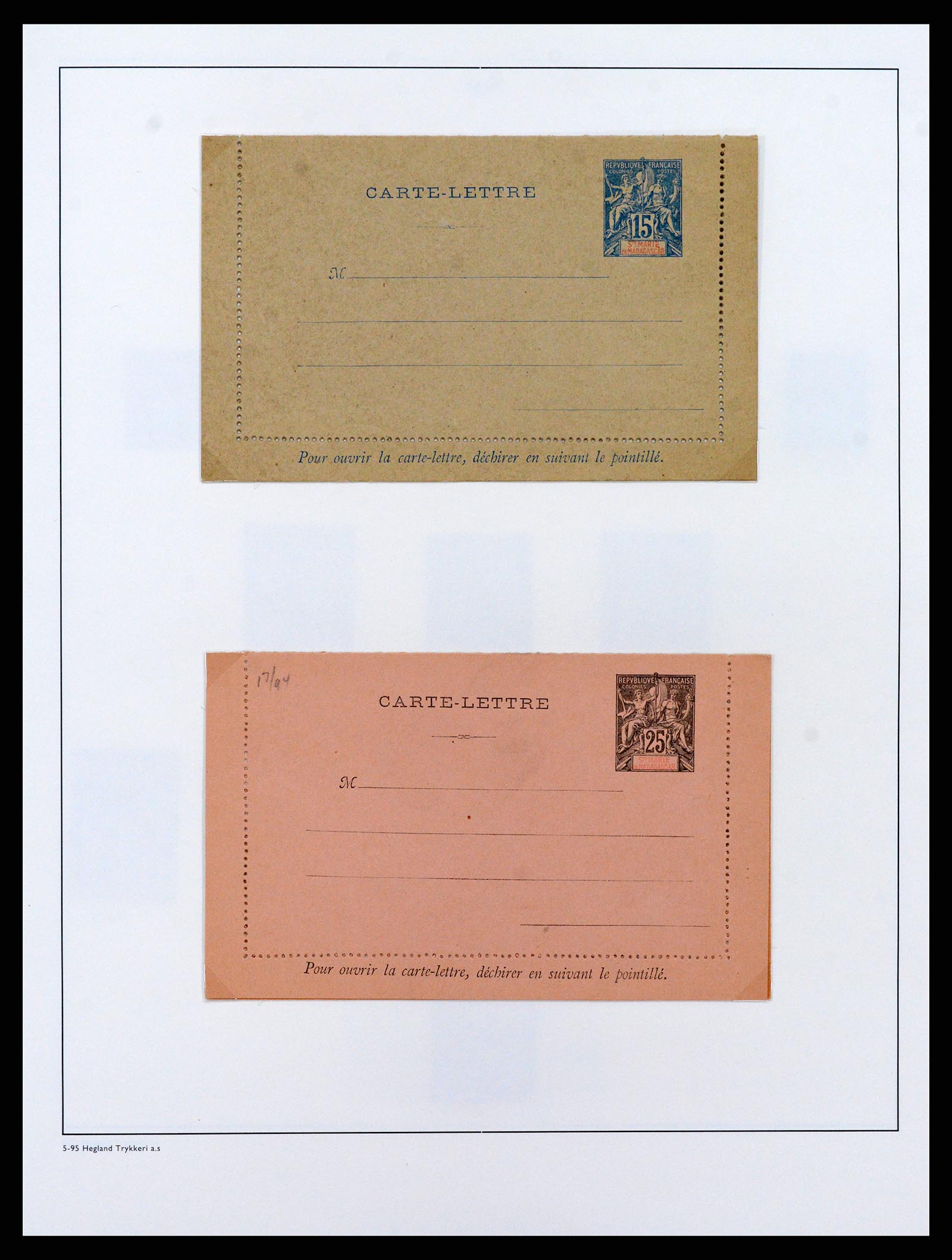 37929 035 - Stamp Collection 37929 Madagascar 1889-2000.