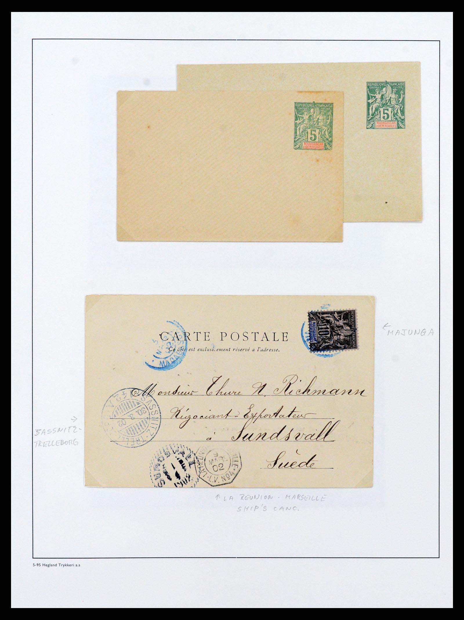37929 040 - Stamp Collection 37929 Madagascar 1889-2000.
