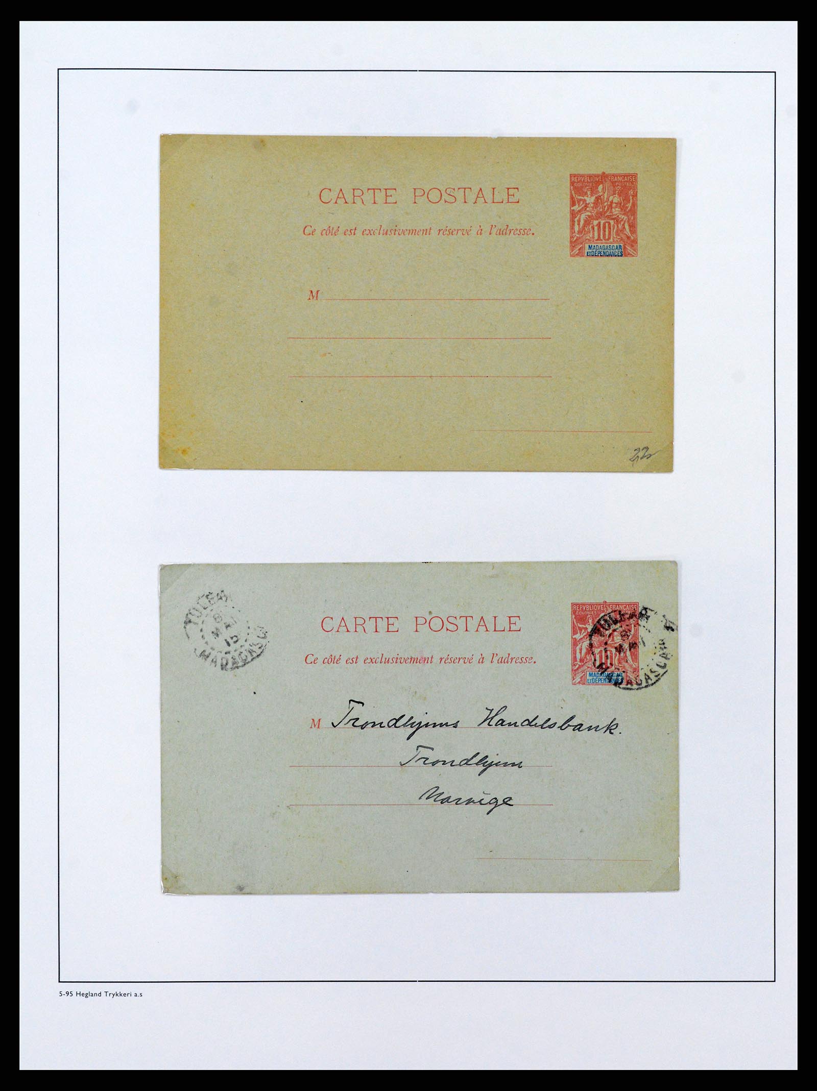37929 041 - Postzegelverzameling 37929 Madagascar 1889-2000.