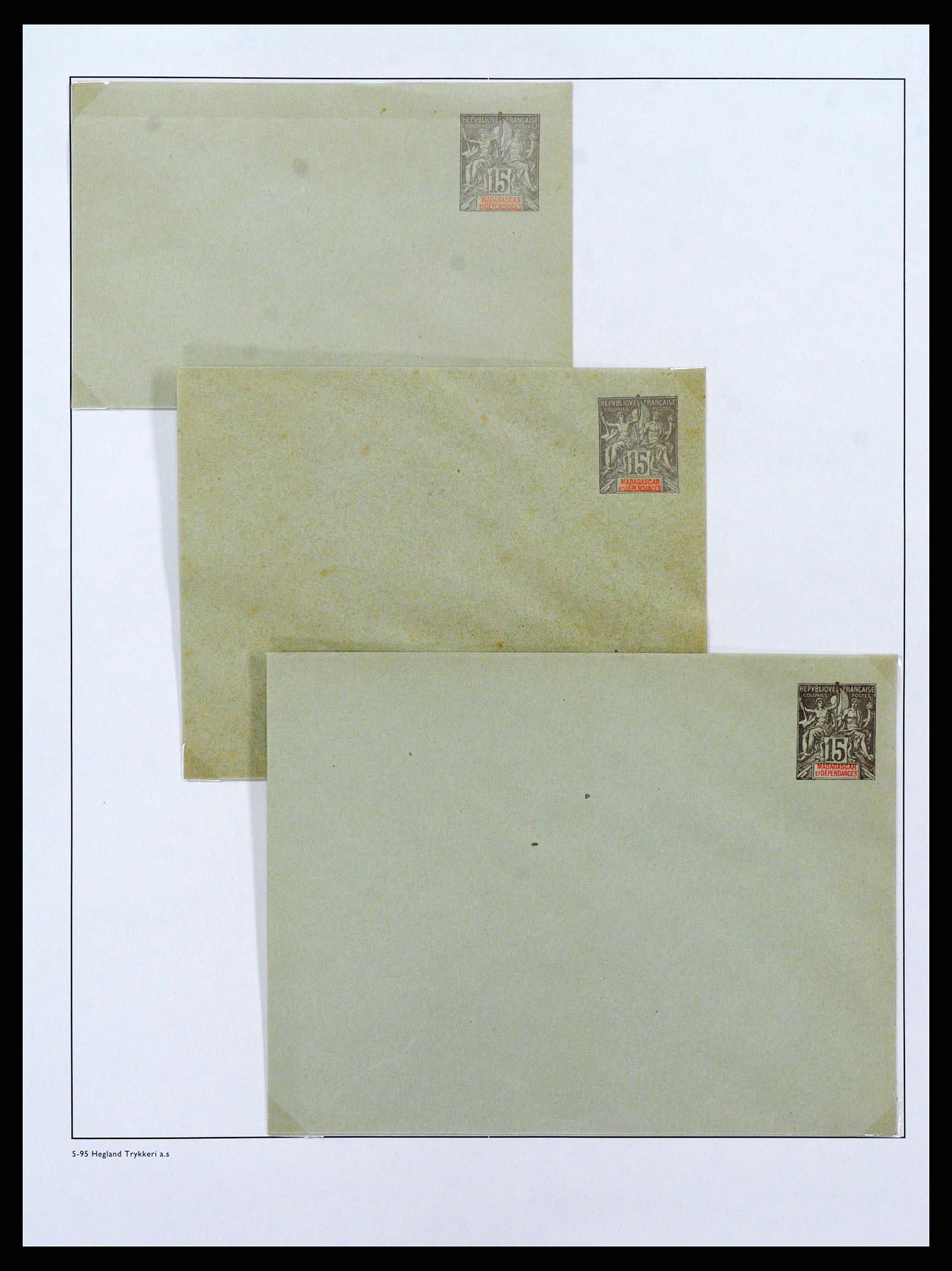 37929 042 - Postzegelverzameling 37929 Madagascar 1889-2000.
