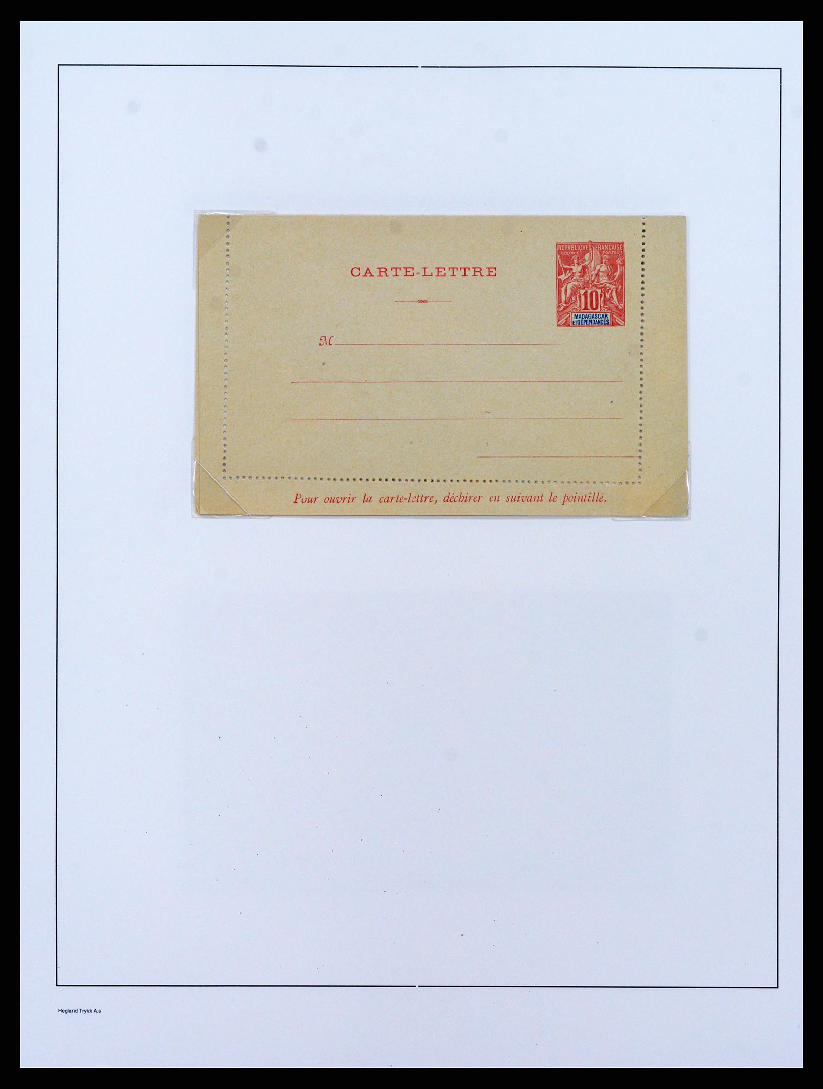 37929 045 - Postzegelverzameling 37929 Madagascar 1889-2000.